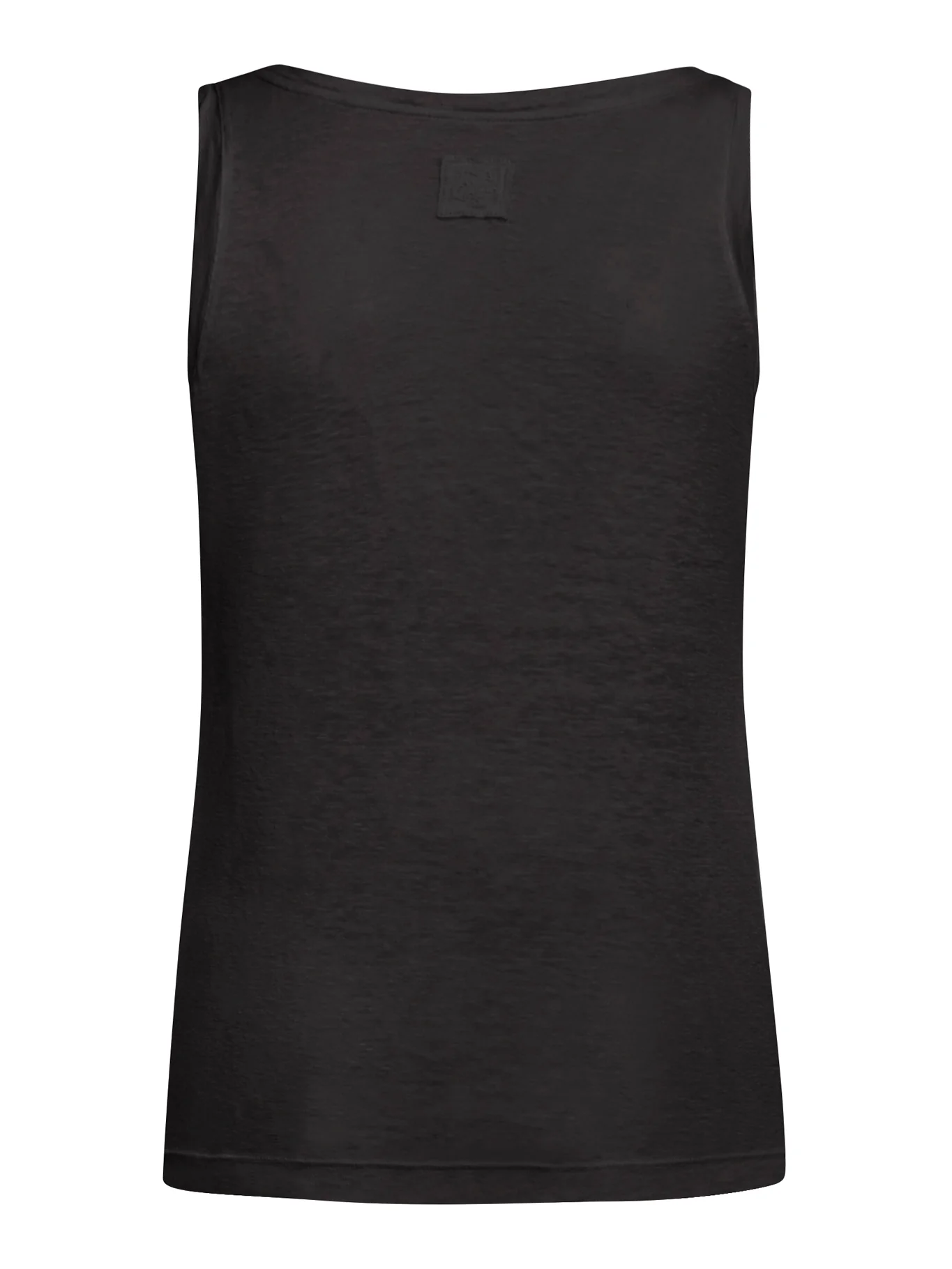 LINEN TOP WITH DEEP NECKLINE - Image 2