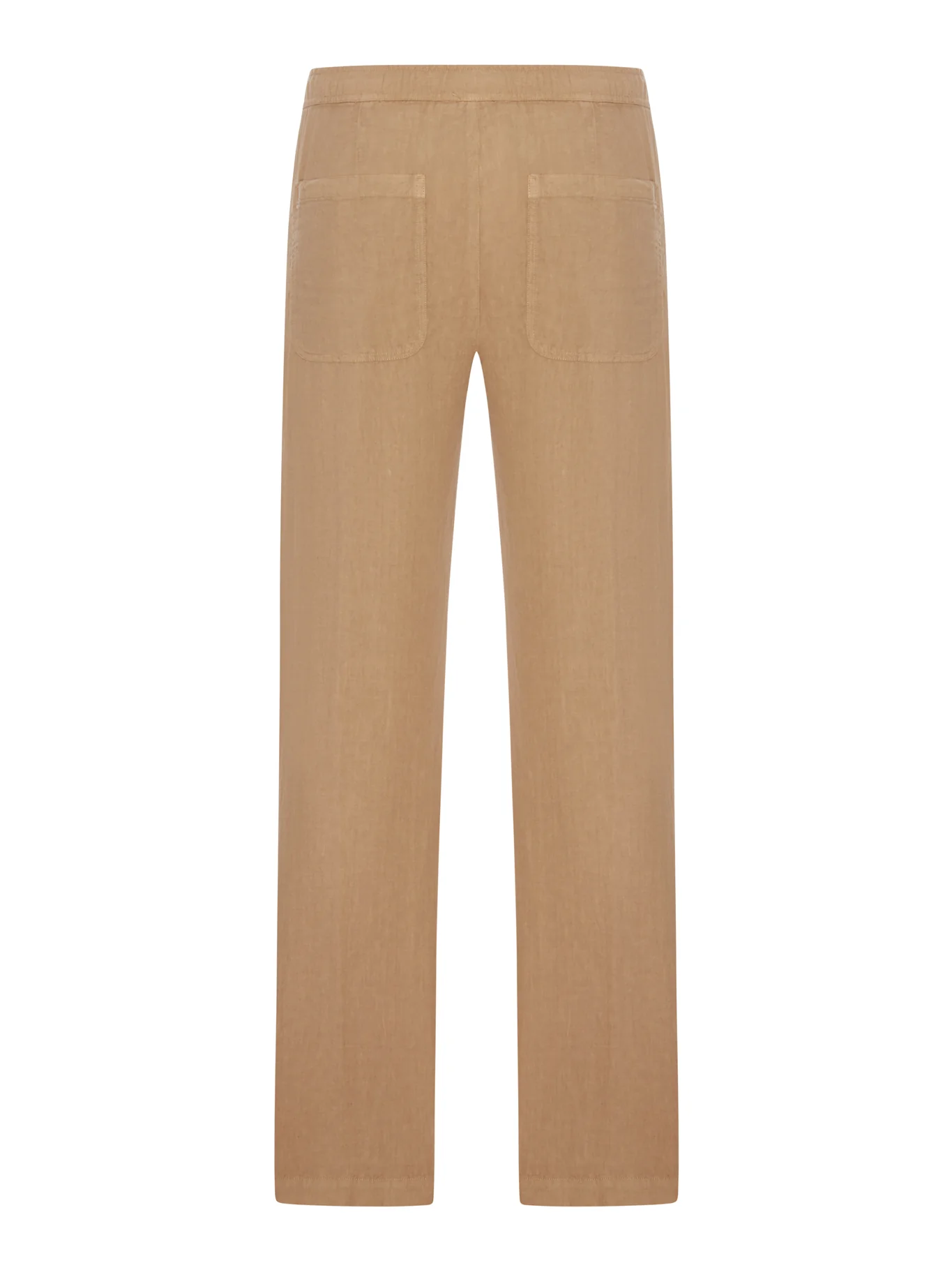 LINEN TROUSERS WITH DRAWSTRING WAIST - Image 2