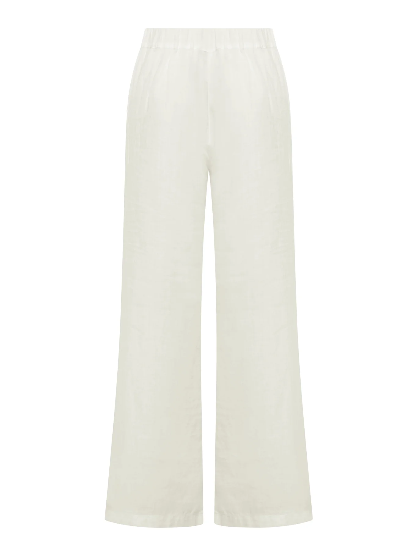 WIDE LEG LINEN TROUSERS - Image 2