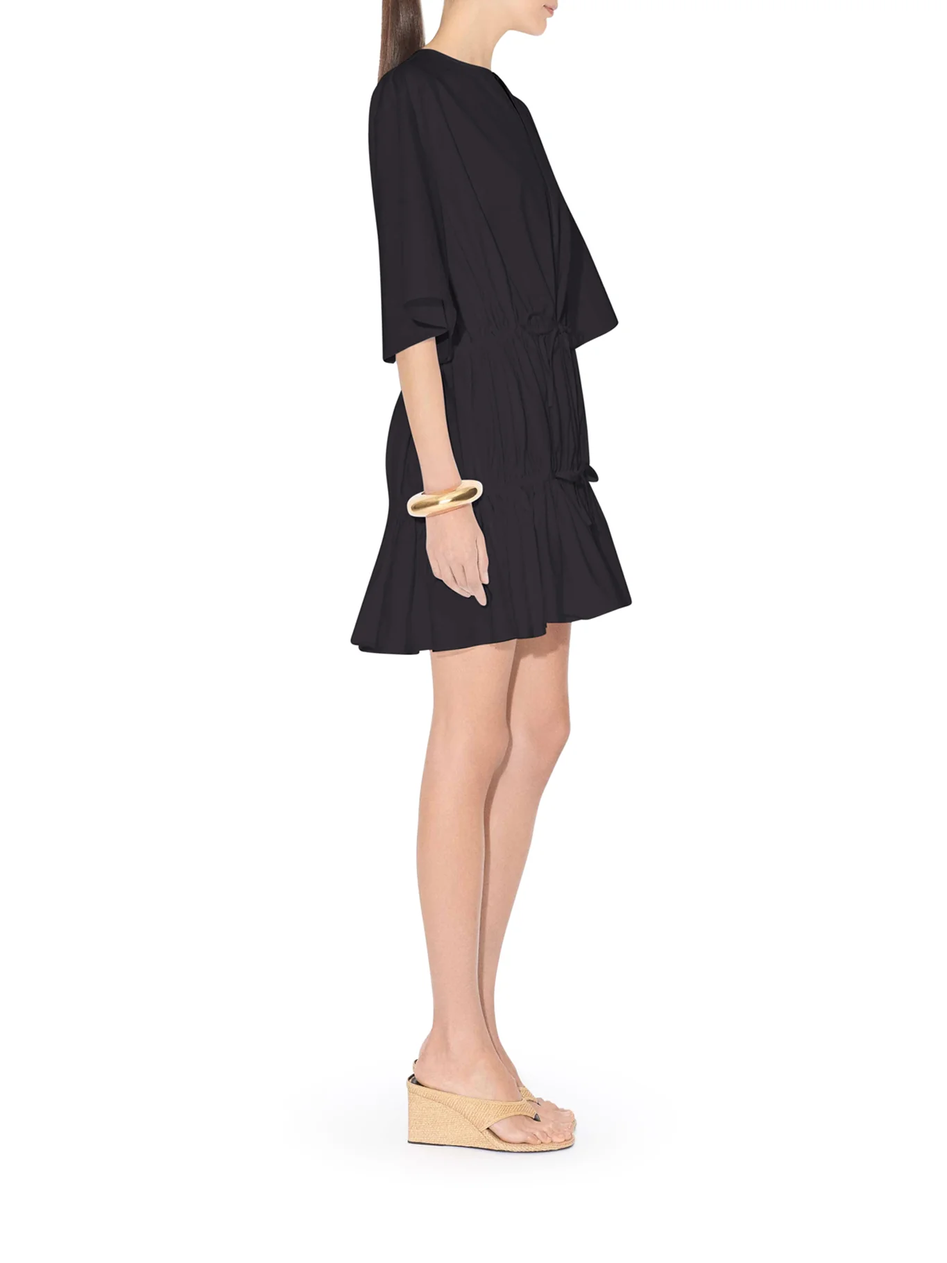 COTTON POPLIN DRESS - Image 4