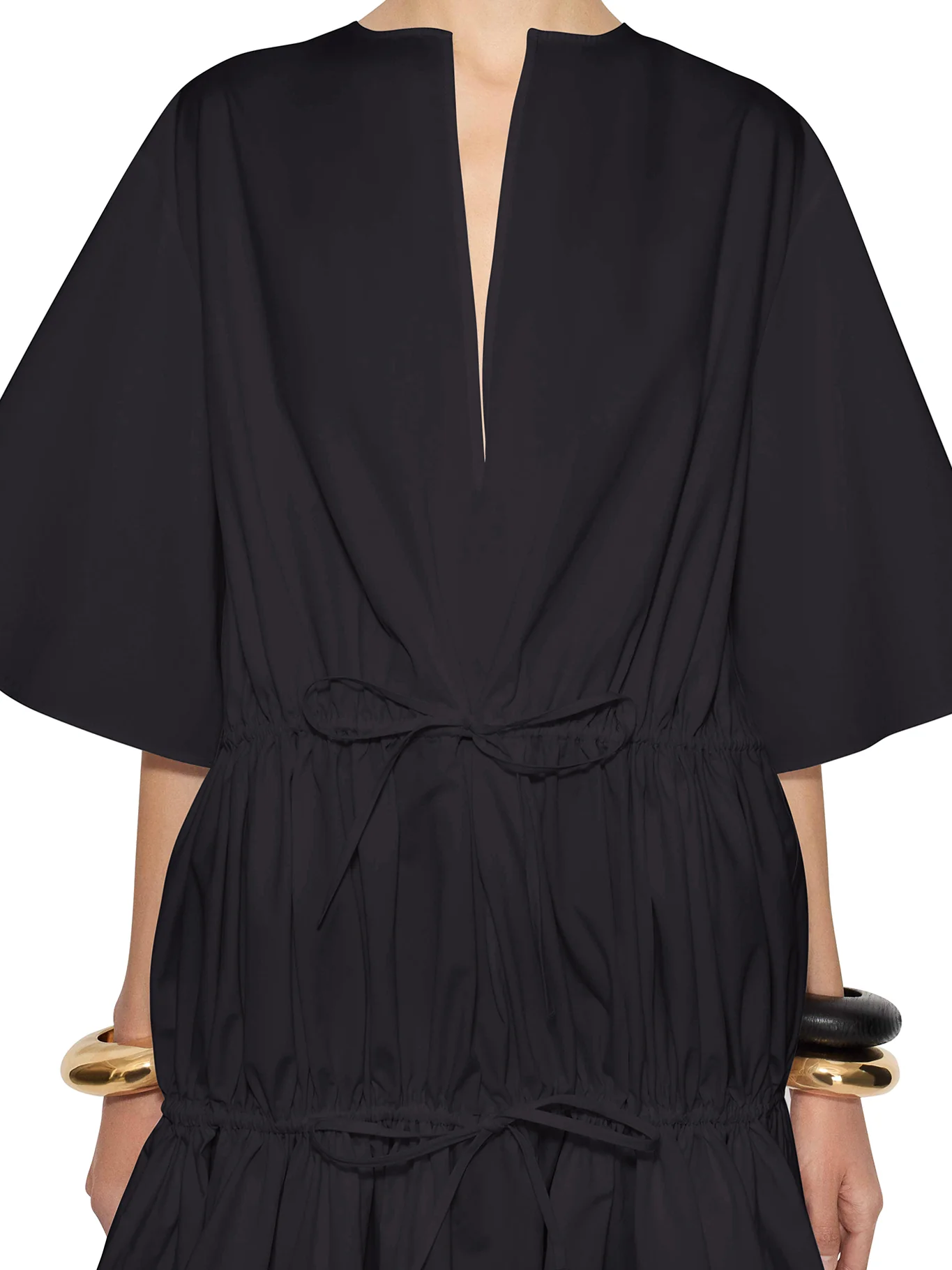 COTTON POPLIN DRESS - Image 5