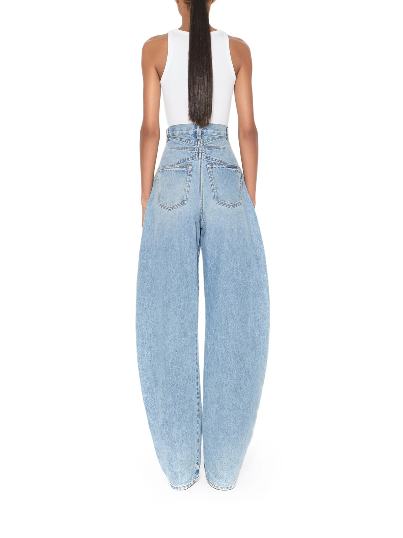 COTTON TANK TOP WITH PLEATS - Image 3