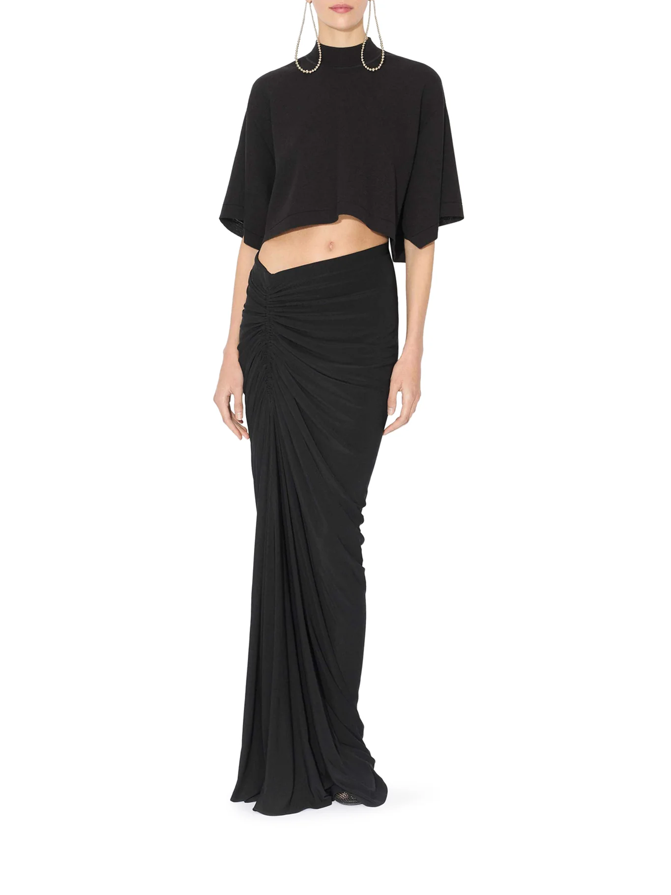 DRAPED JERSEY SKIRT - Image 2