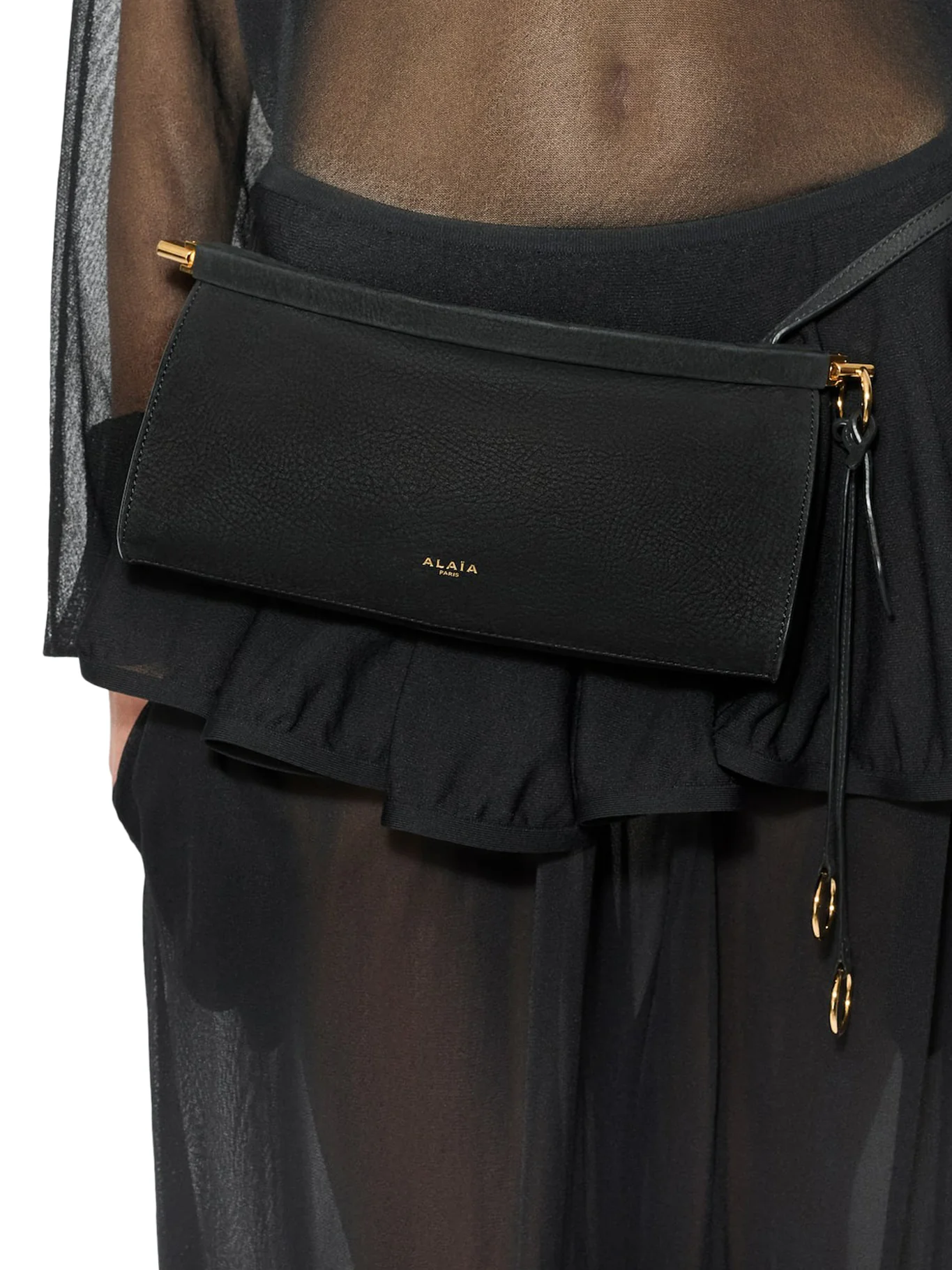 LE CLICK EAST WEST SMALL NUBUCK BAG - Image 2