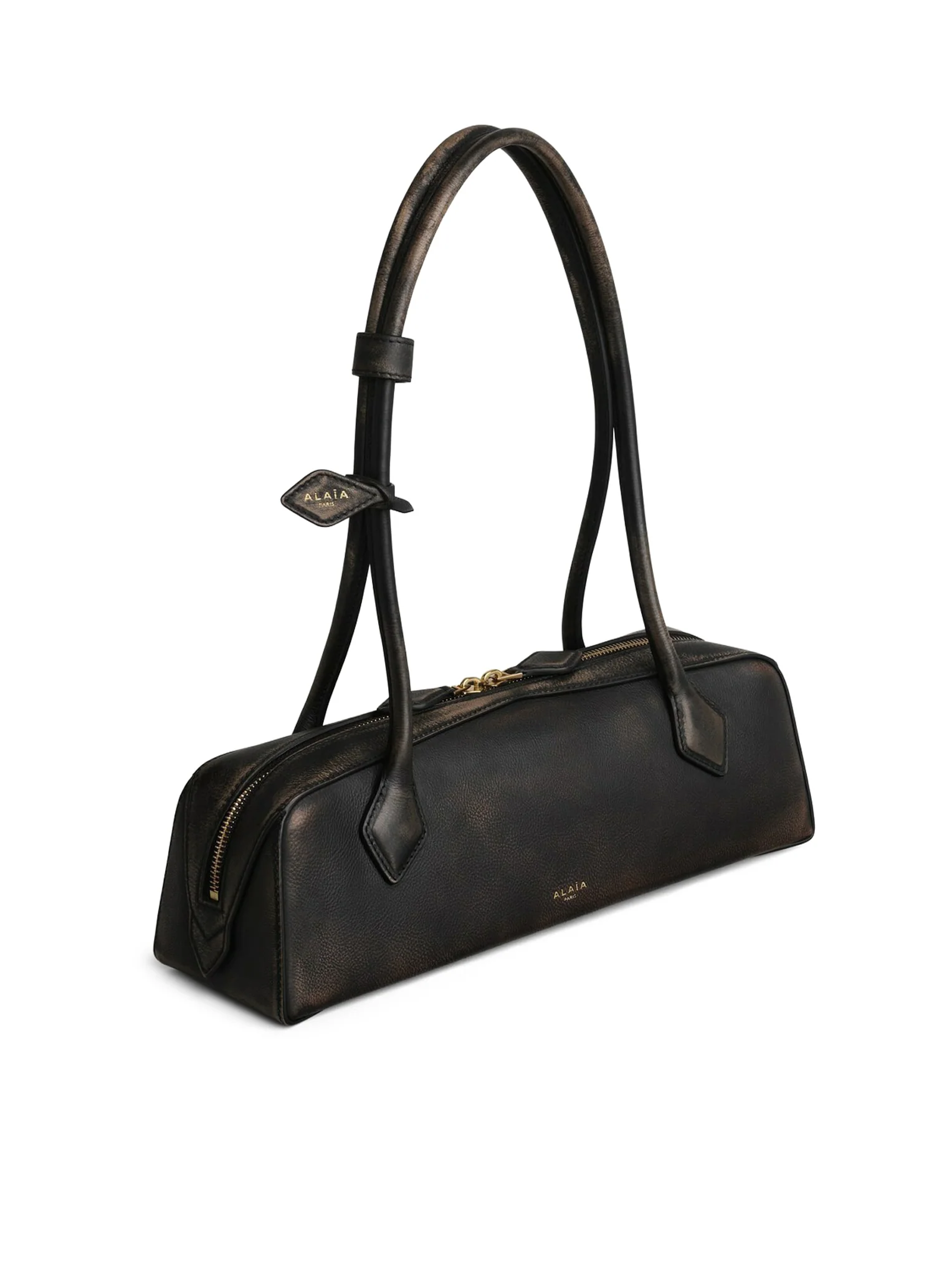 LE TECKEL MEDIUM BAG IN AGED LEATHER - Image 3