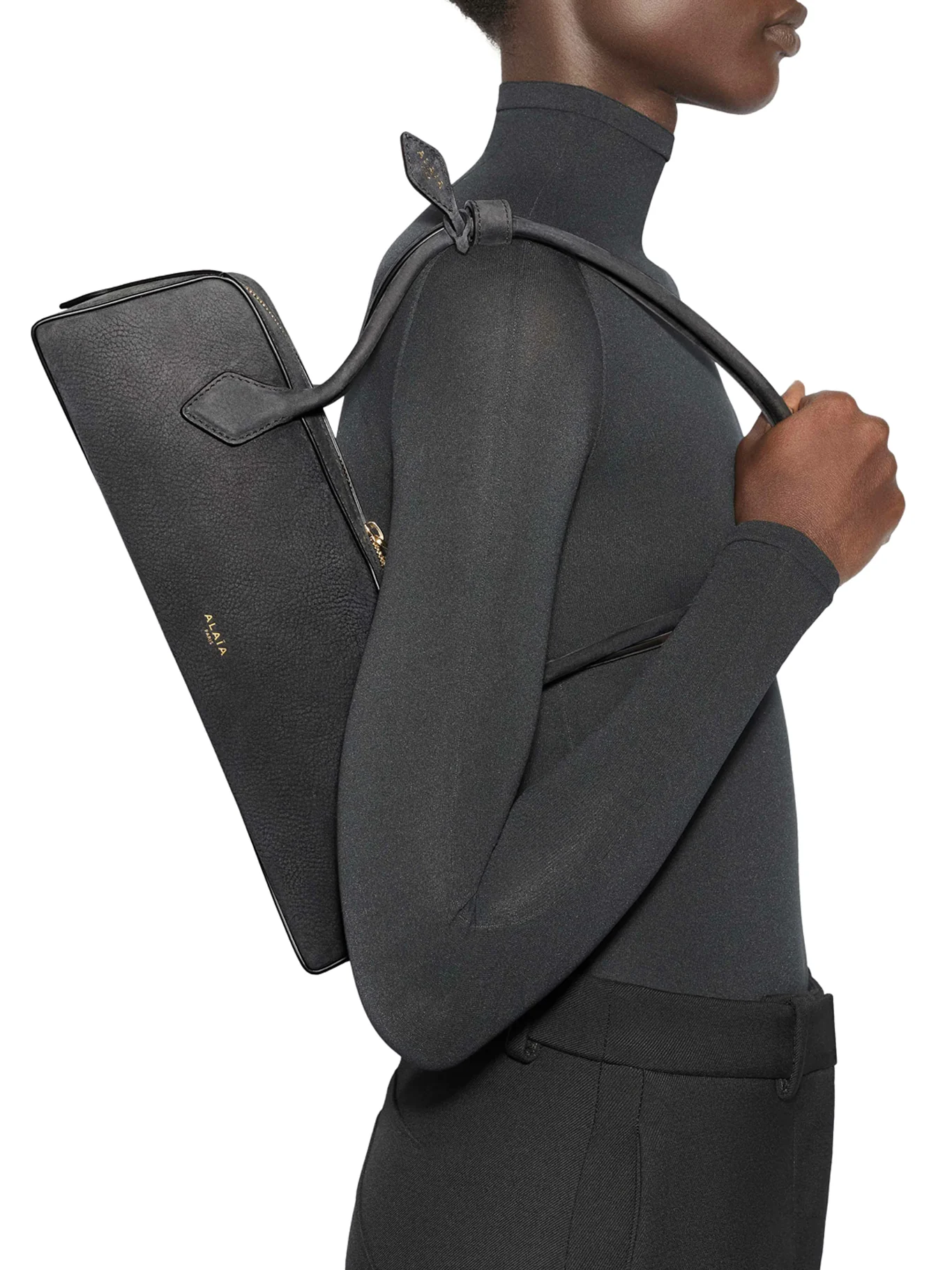 LE TECKEL MEDIUM BAG IN NUBUCK CALFSKIN - Image 2