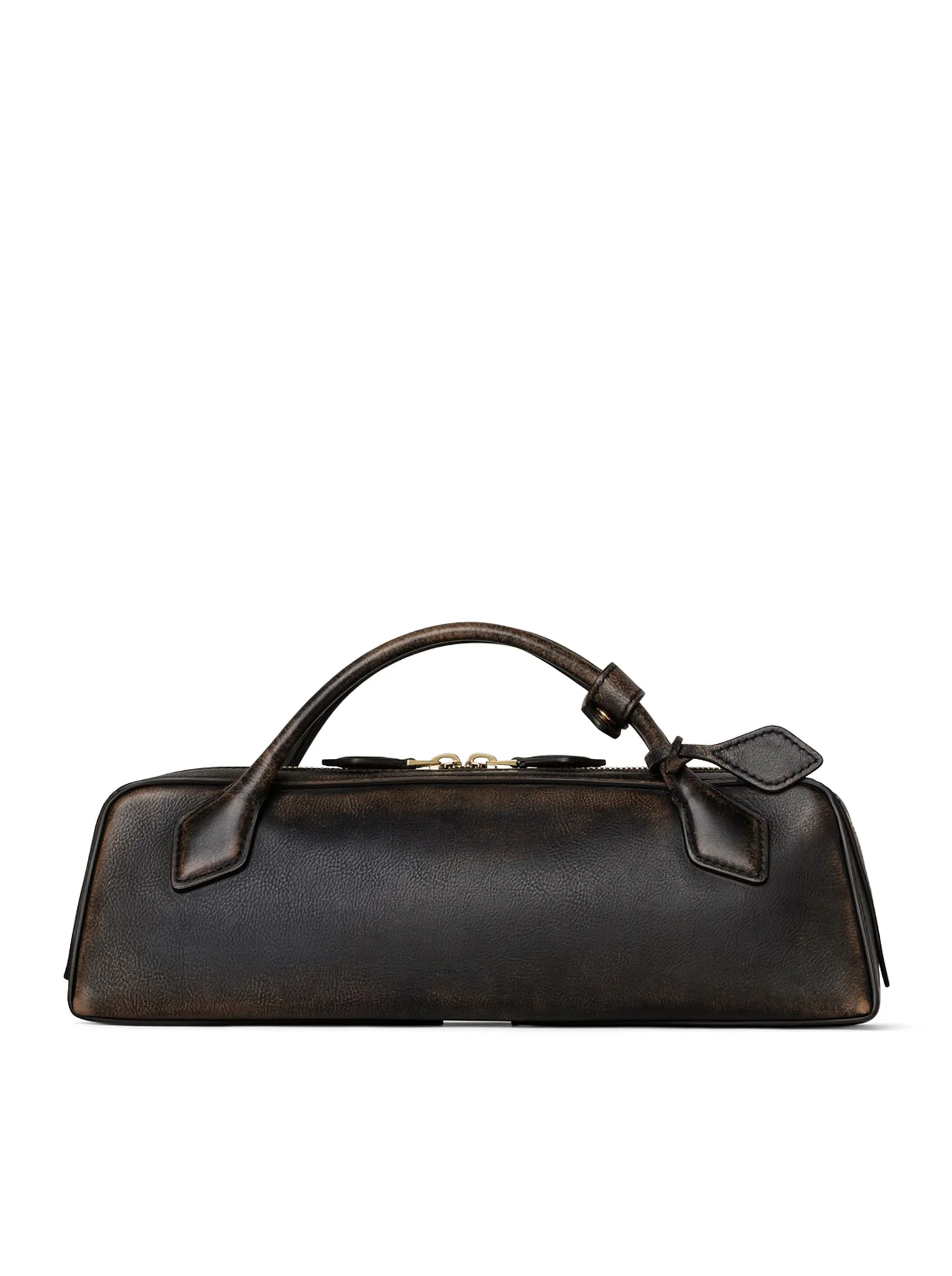 LE TECKEL POUCH IN AGED LEATHER - Image 4