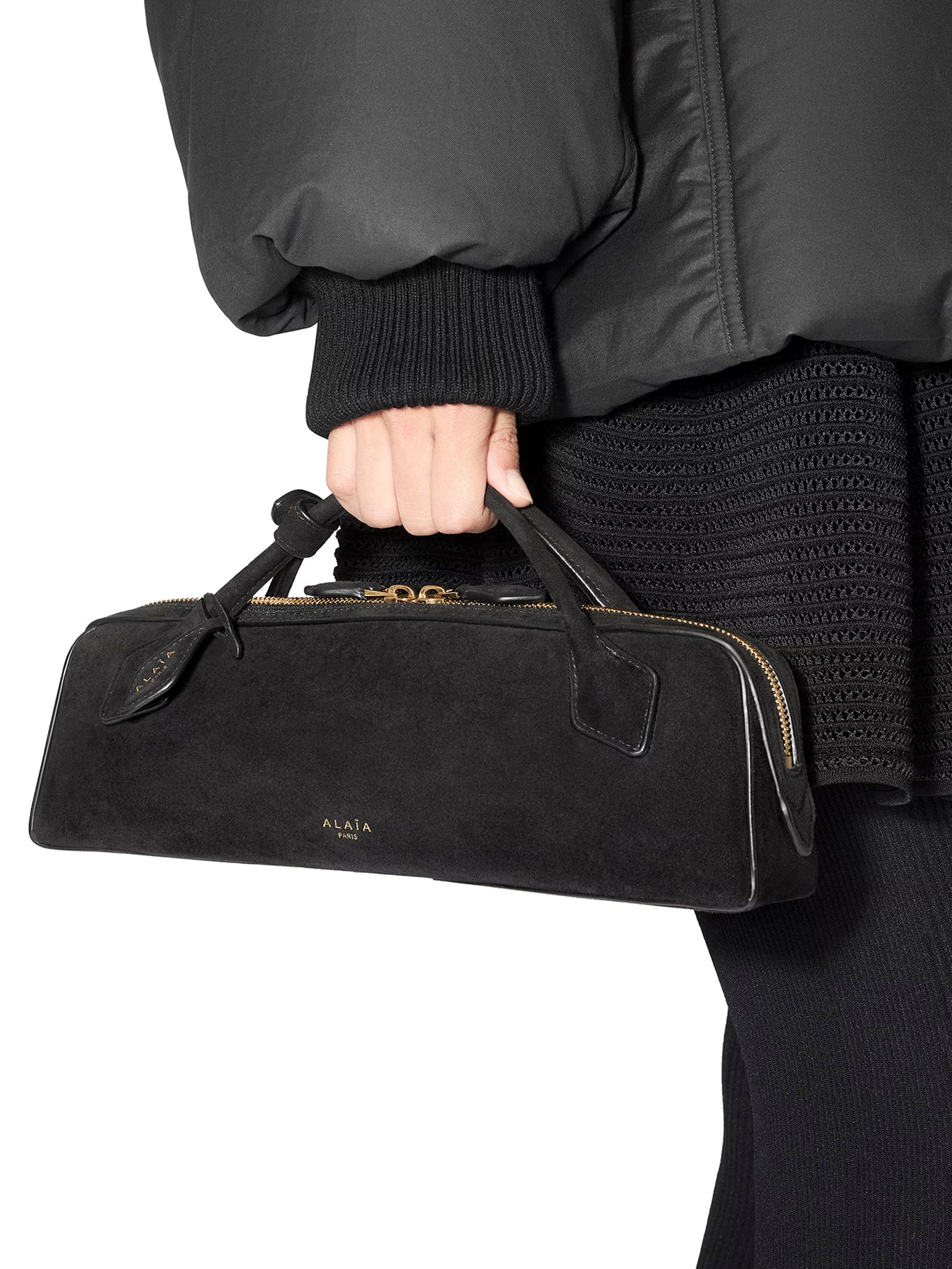 LE TECKEL POUCH IN SUEDE GOAT LEATHER - Image 2