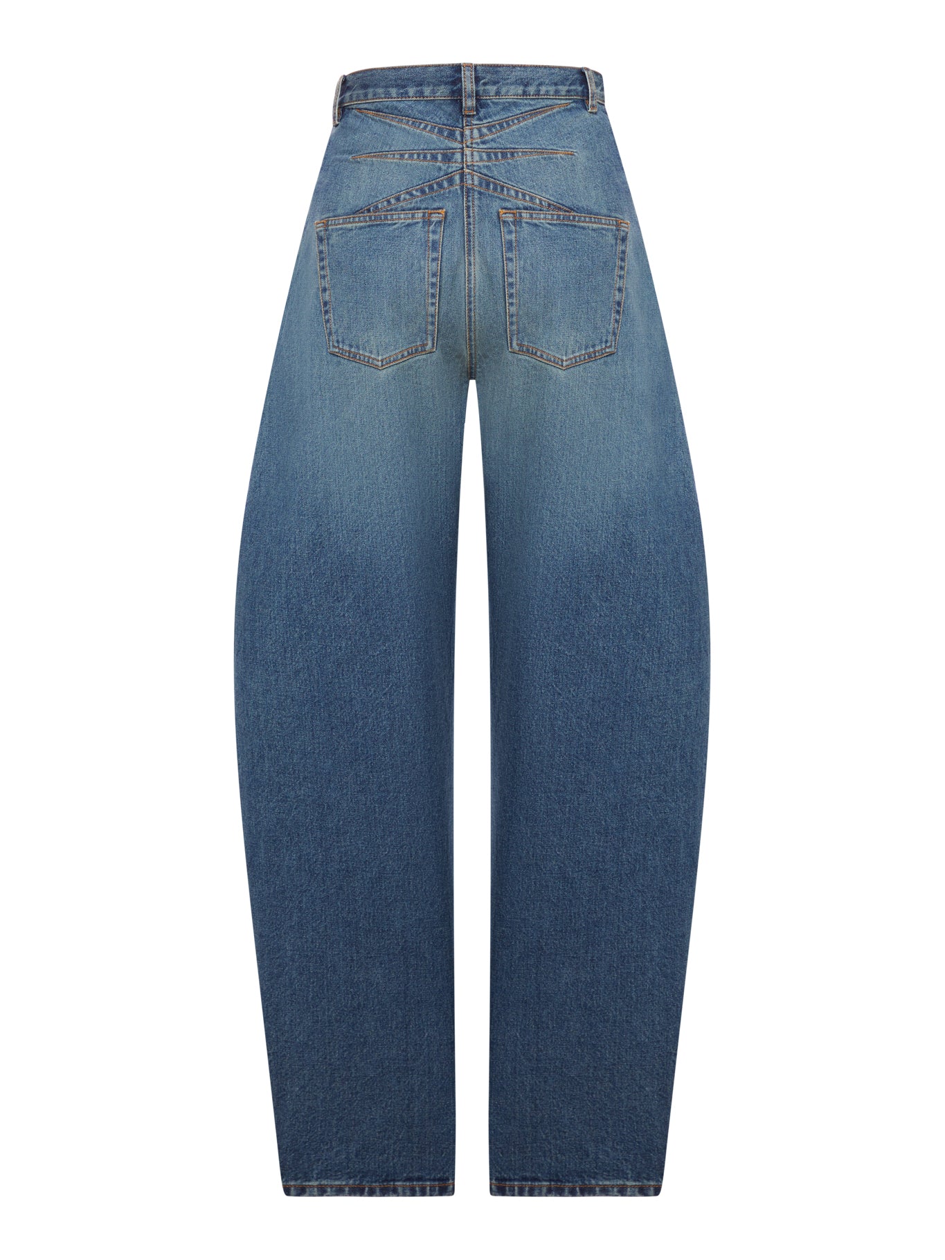 ROUND JEANS IN DE`LAVE` DENIM - Image 2