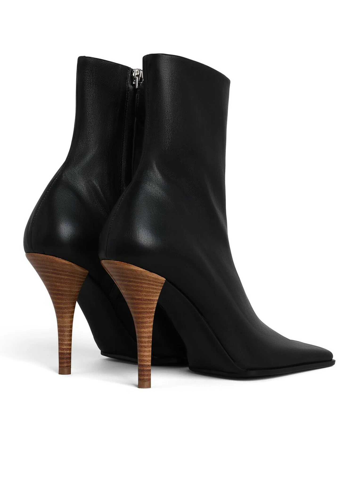 SQUARE LEATHER BOOTS - Image 3