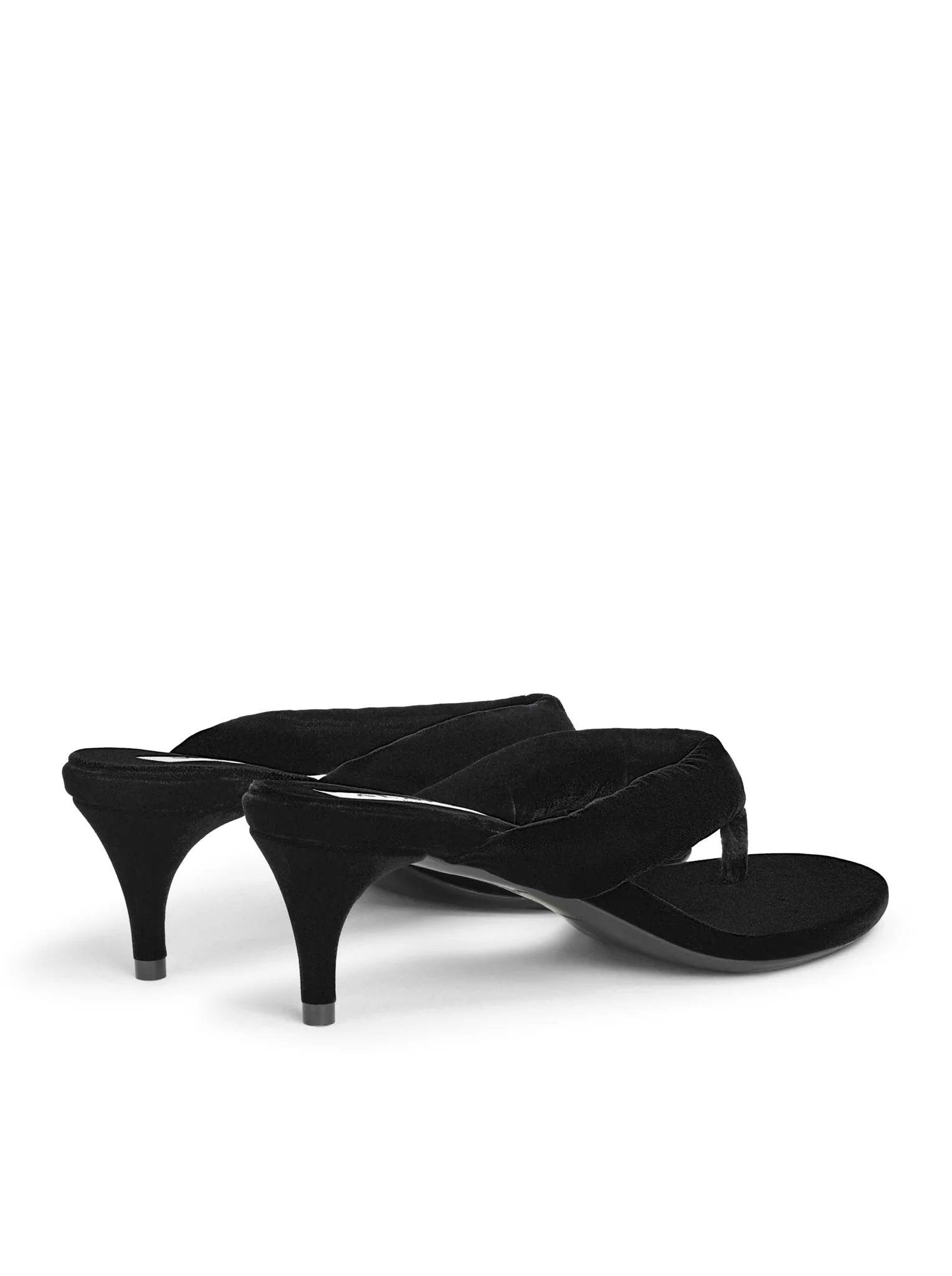 VELVET HEEL FLIP-FLOPS MULE - Image 3