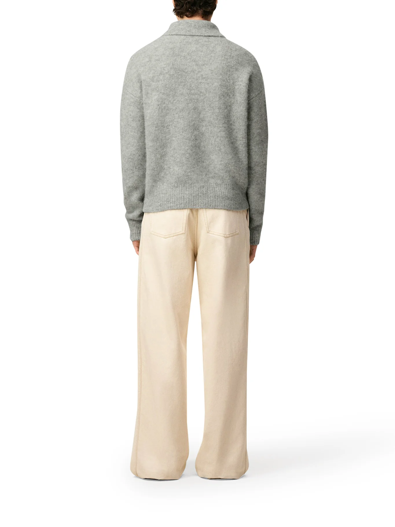 ALPACA LONG-SLEEVED POLO SHIRT - Image 4