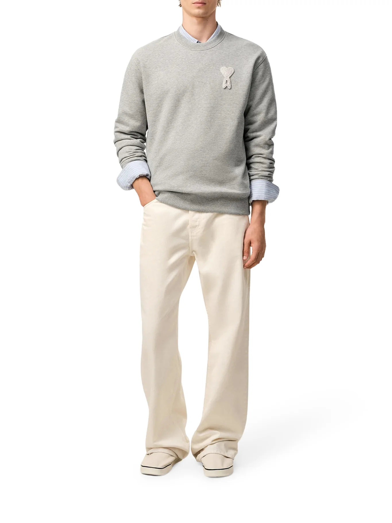 AMI DE COEUR COTTON KNIT SWEATSHIRT - Image 2