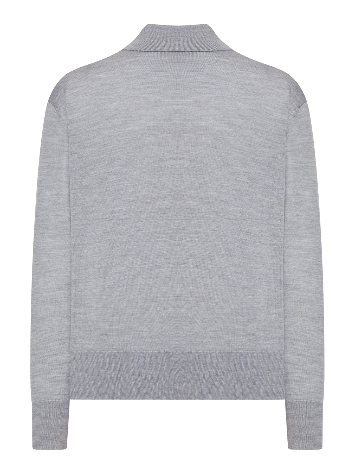 AMI DE COEUR POLO IN EXTRAFINE WOOL AND SILK - Image 2