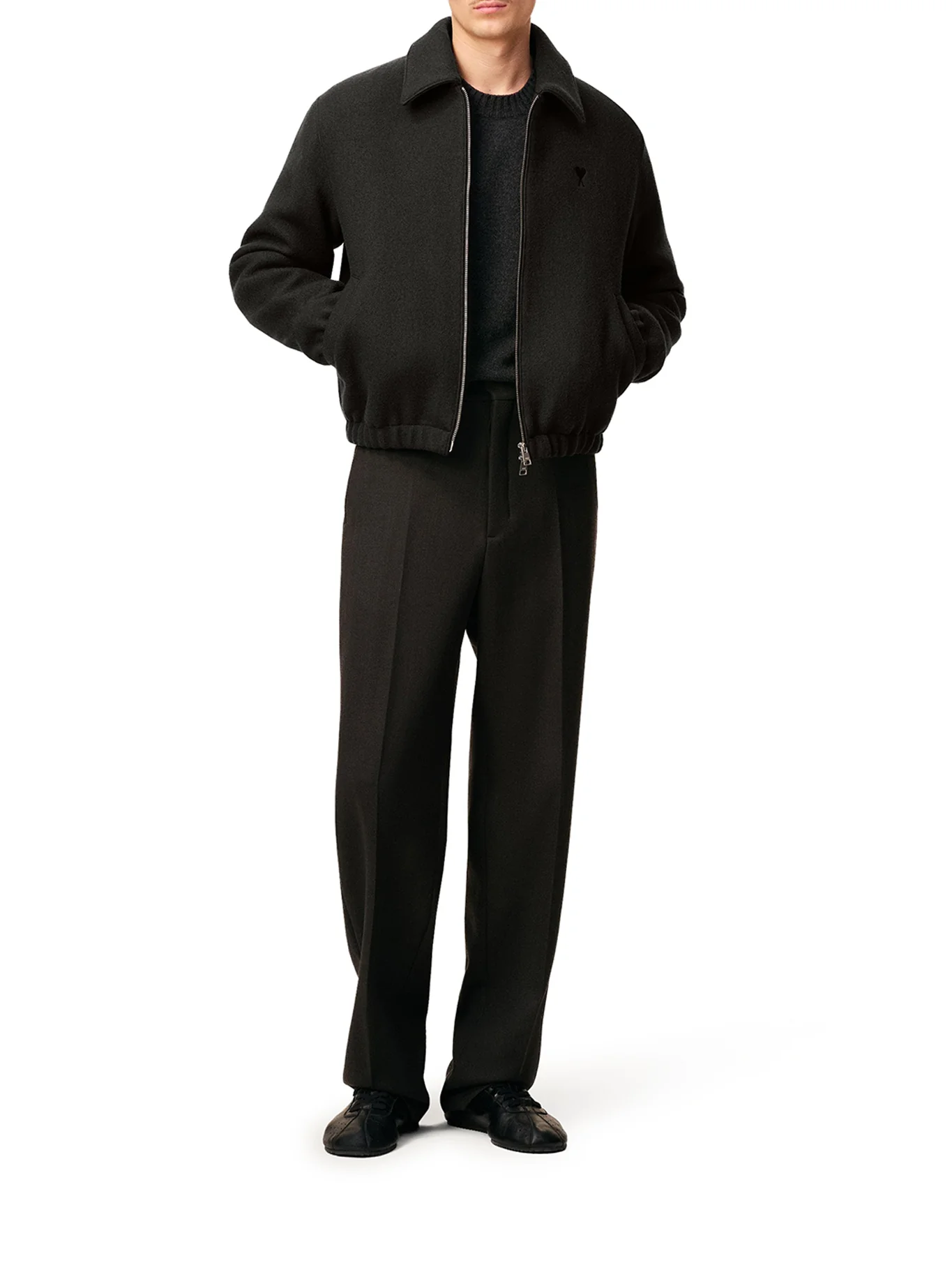 AMI DE COEUR WOOL ZIP-UP JACKET - Image 2