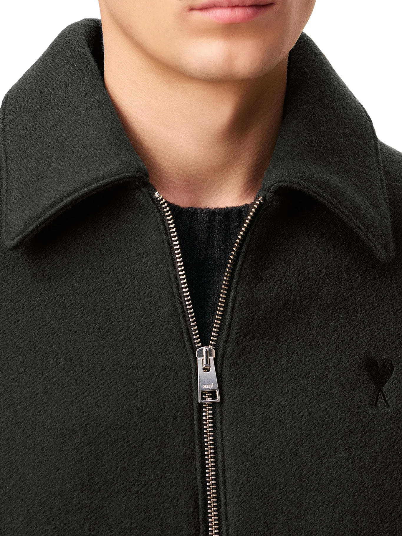 AMI DE COEUR WOOL ZIP-UP JACKET - Image 6