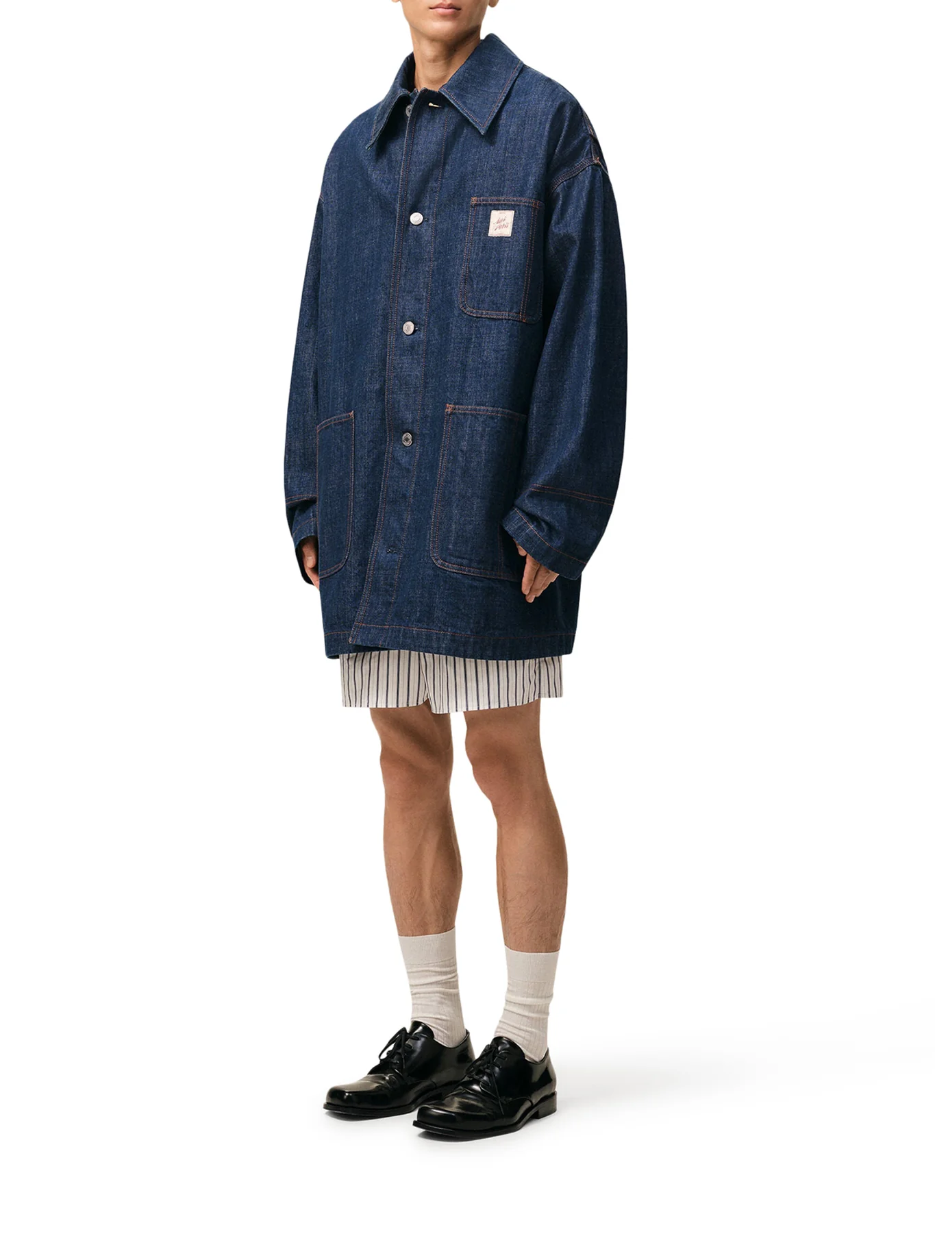 AMI PARIS HERITAGE INSERT COTTON WORK JACKET - Image 2