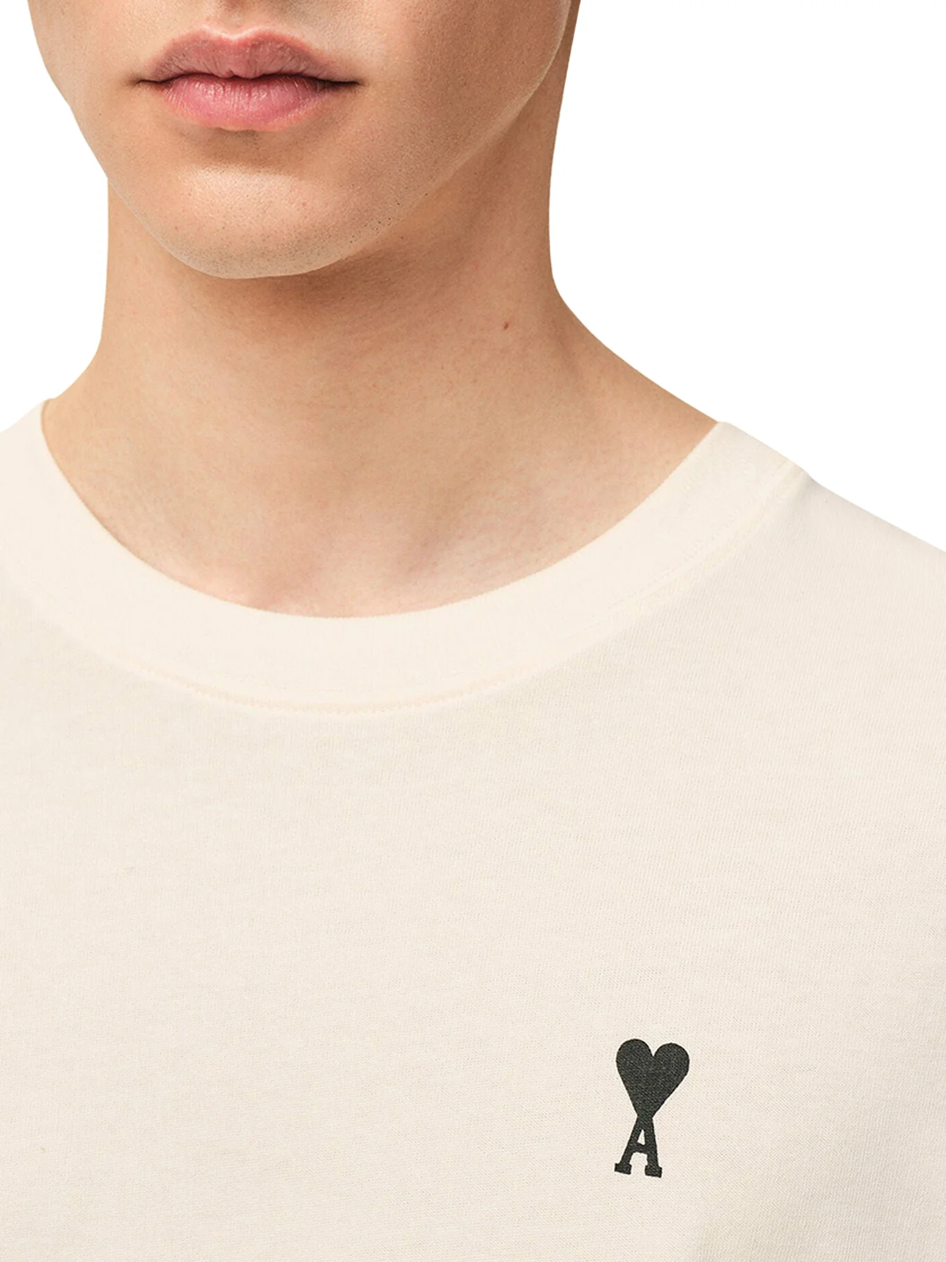 WHITE T-SHIRT WITH PLACE DES VICTOIRES PRINT IN COTTON - Image 4