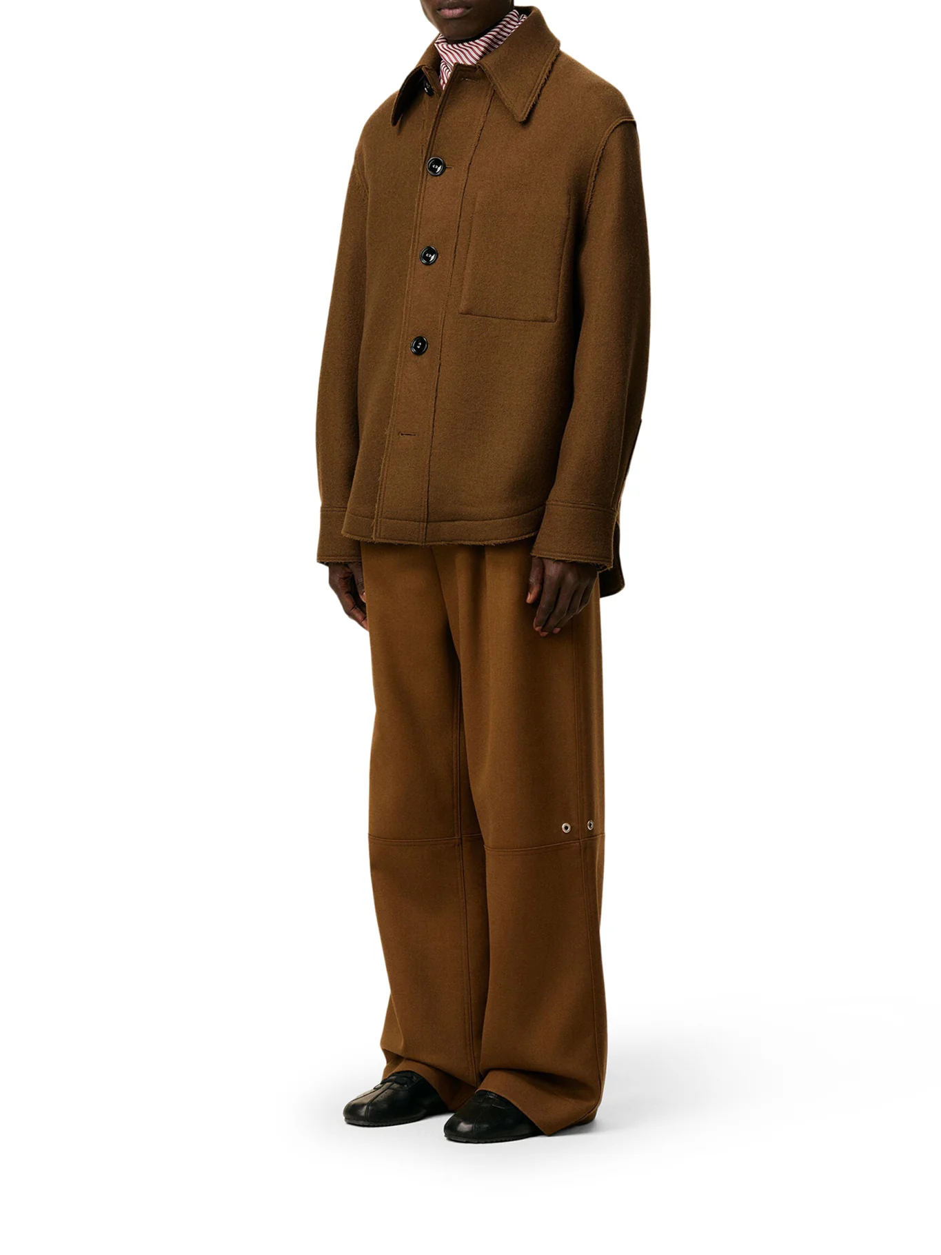 WOOL GABARDINE OVERSHIRT - Image 2
