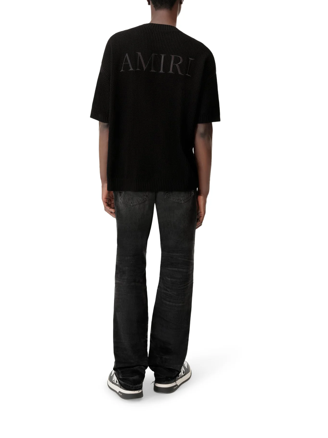 LEATHER STRAIGHT MX1 JEANS - Image 3