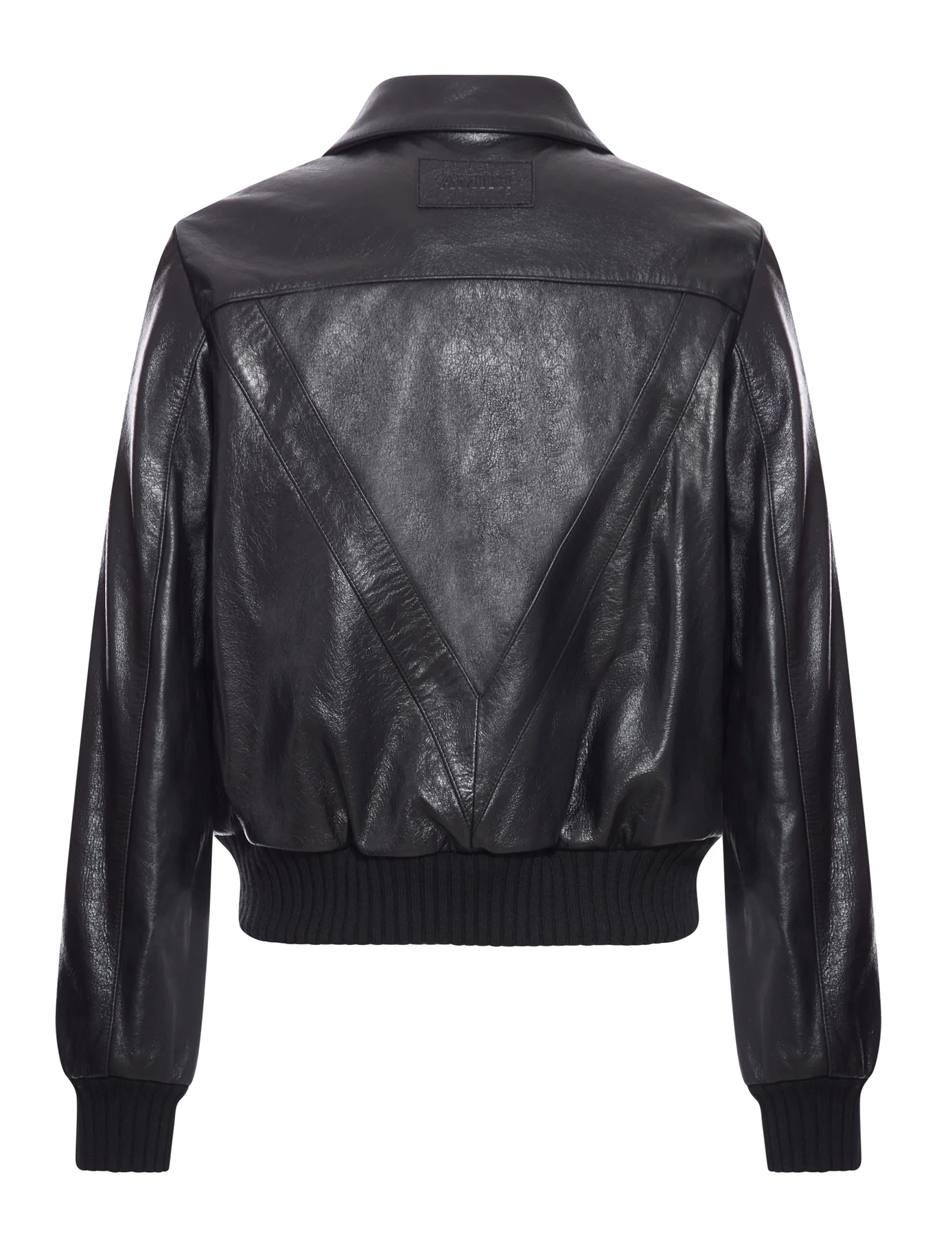 LEATHER BLOUSON WITH DOUBLE POCKETS - Image 2