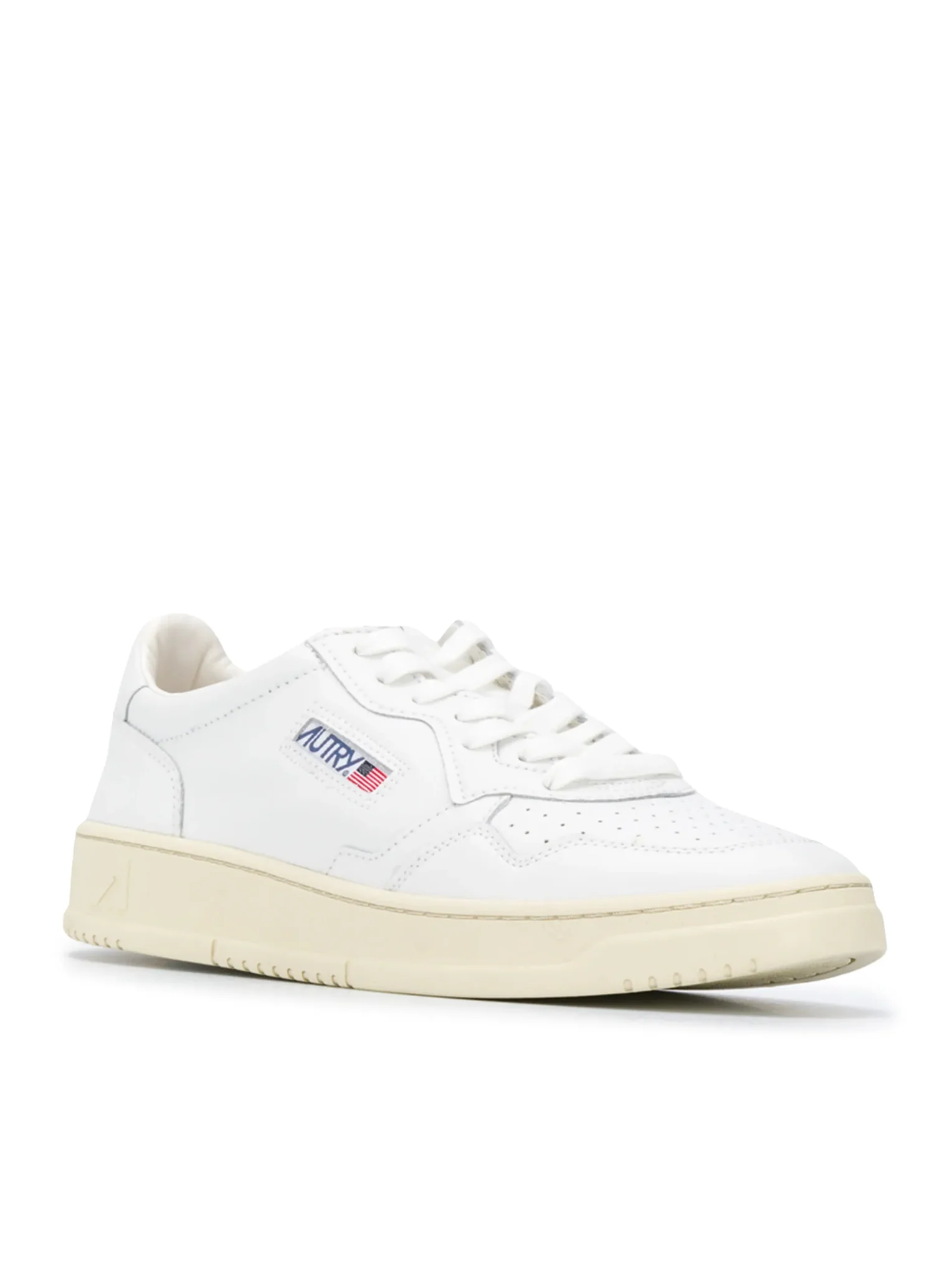 AUTRY MEDIALIST 01 IN WHITE LEATHER - Image 2