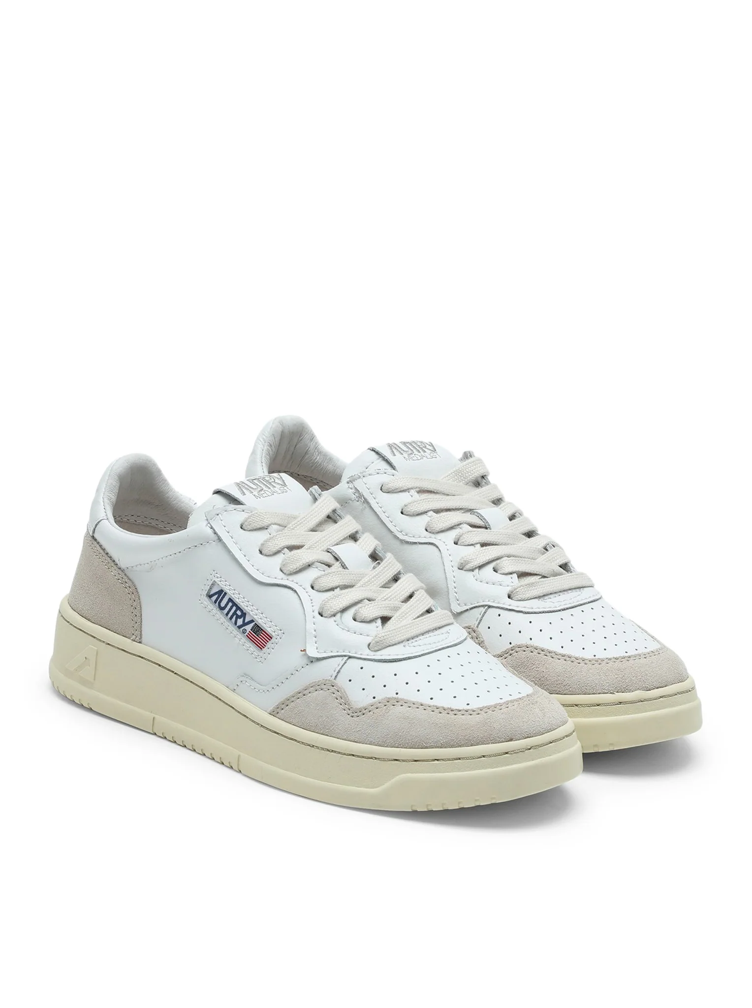 White Medalist leather sneaker - Image 2