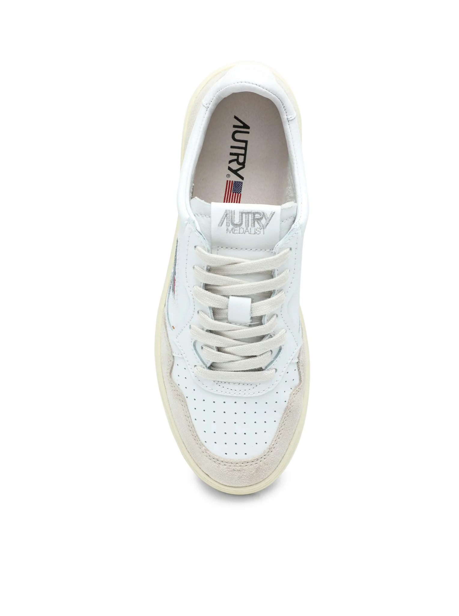 White Medalist leather sneaker - Image 4