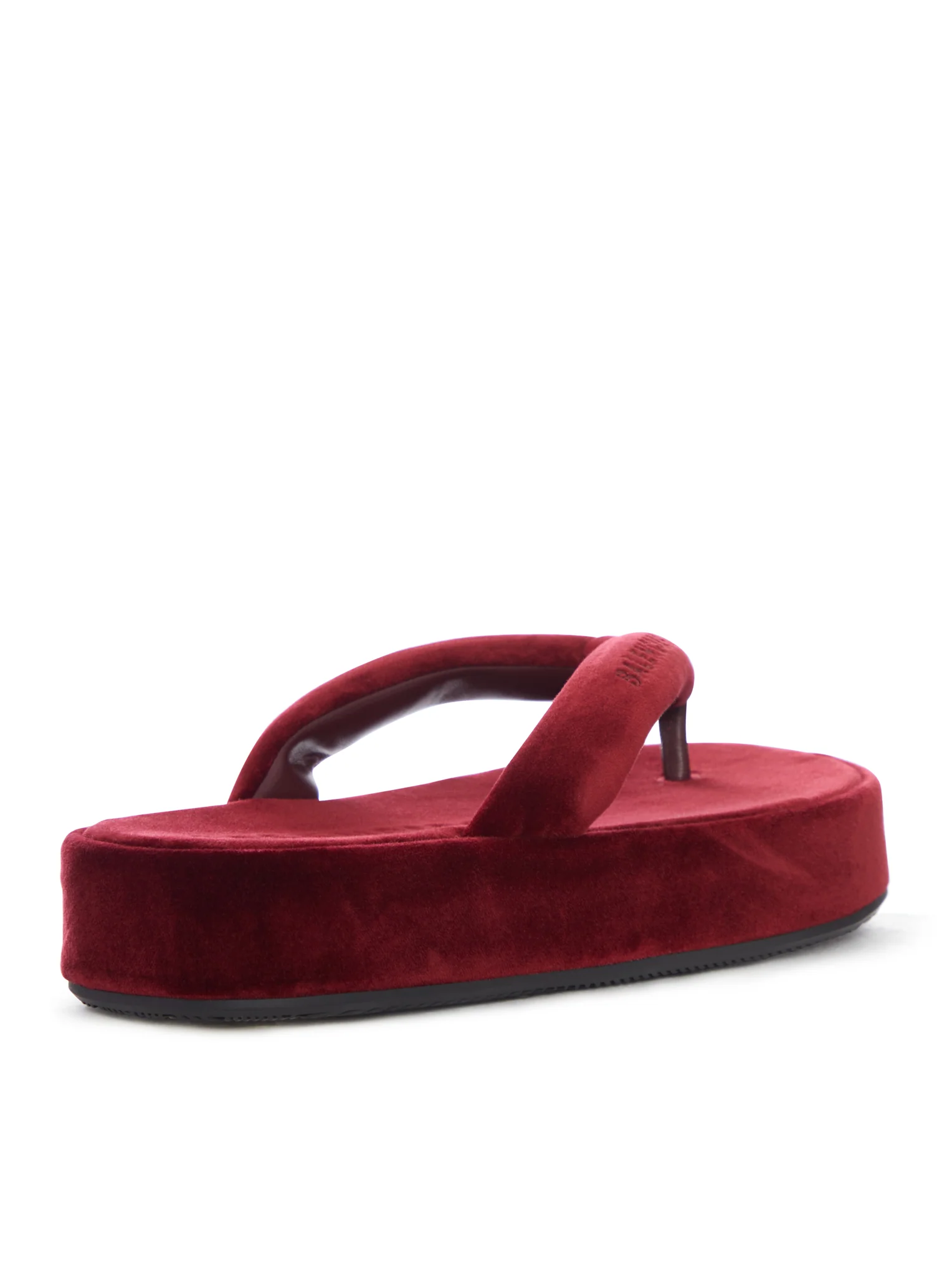 JET LAG FLIP FLOPS IN BURGUNDY - Image 3