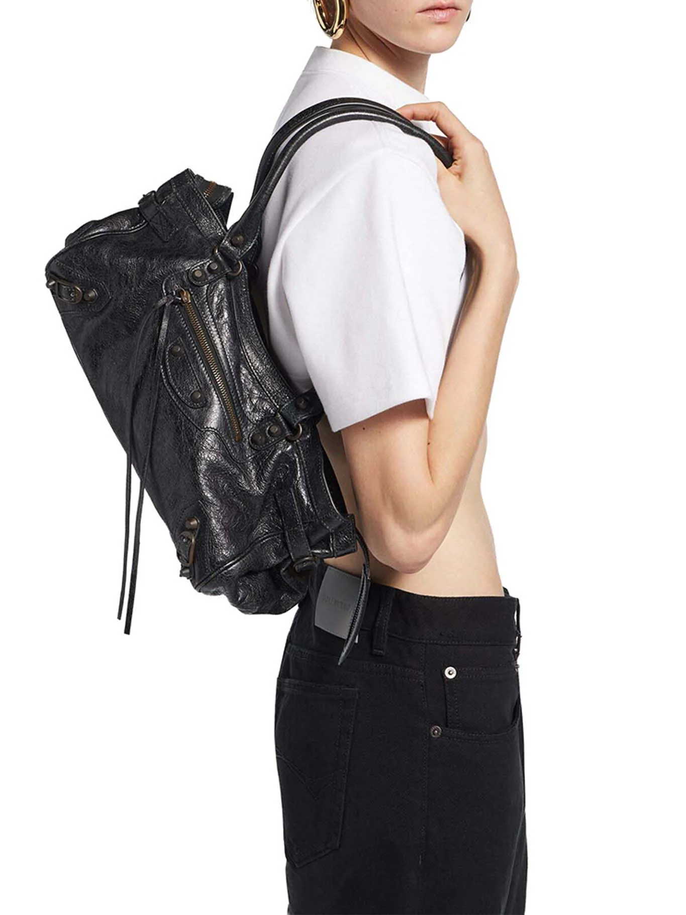 LE CITY EAST-WEST WOMEN`S BAG IN BLACK - Image 3