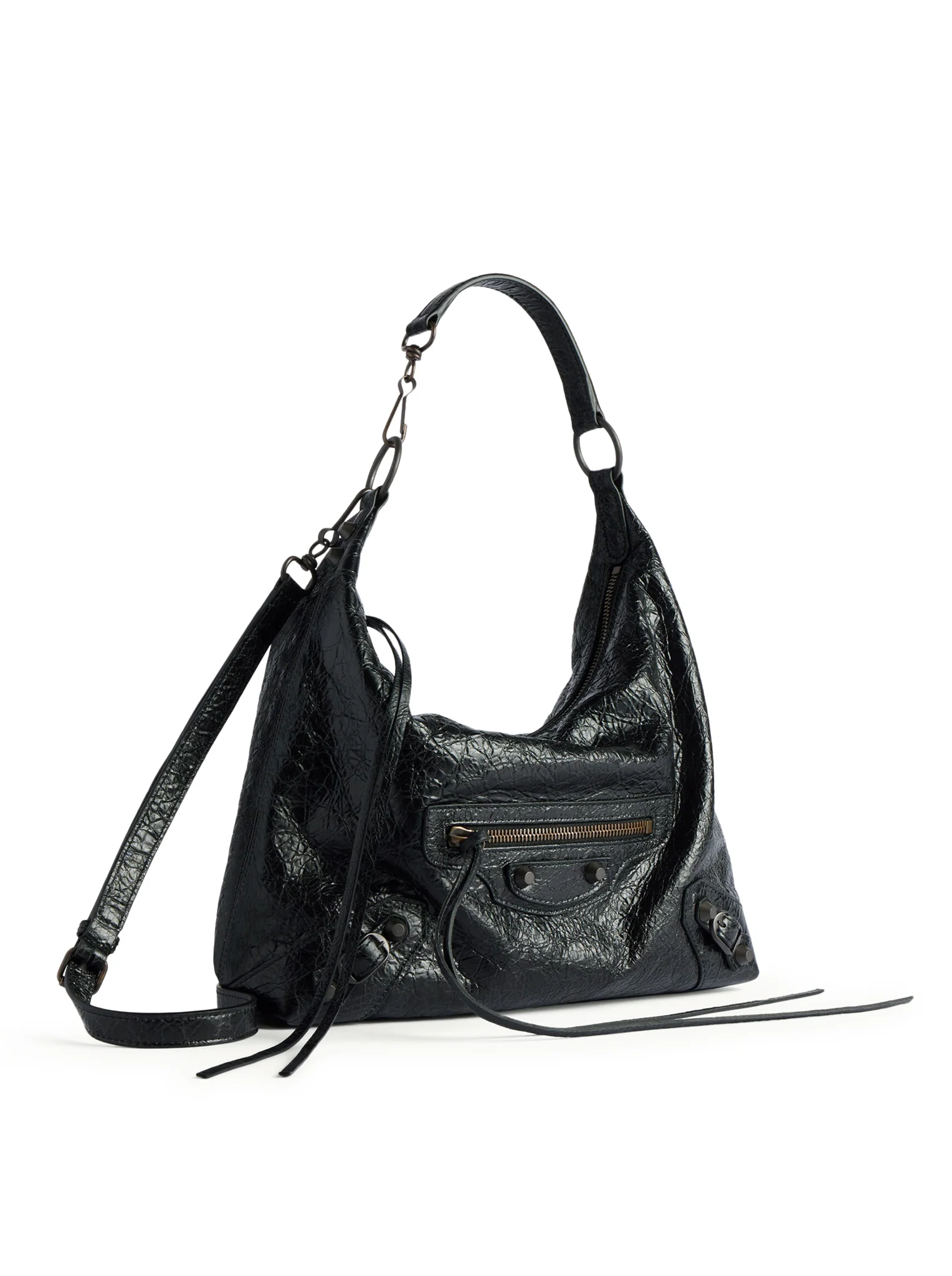LE CITY SMALL ARENA LAMBSKIN HOBO BAG - Image 5