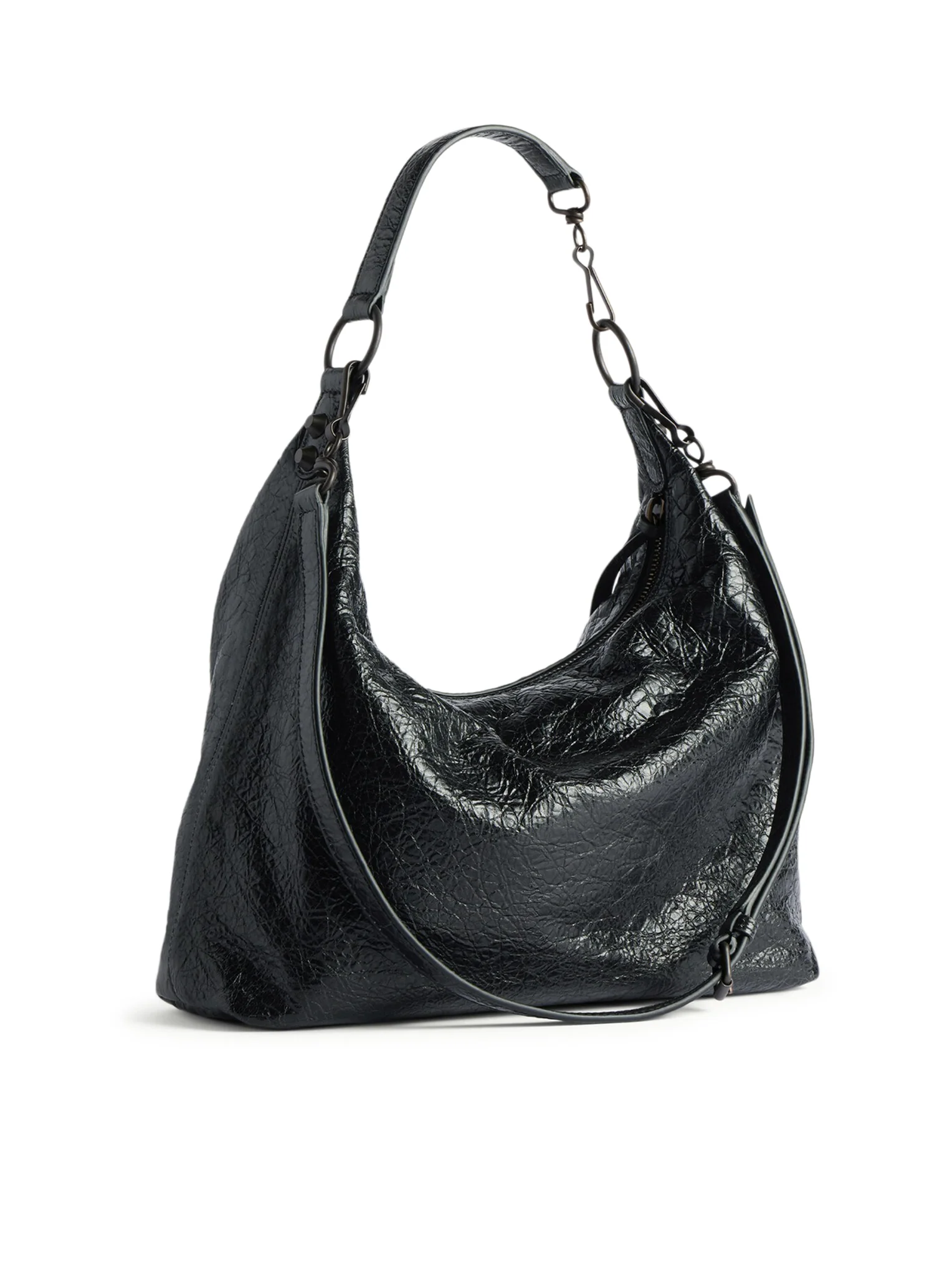 LE CITY SMALL ARENA LAMBSKIN HOBO BAG - Image 6