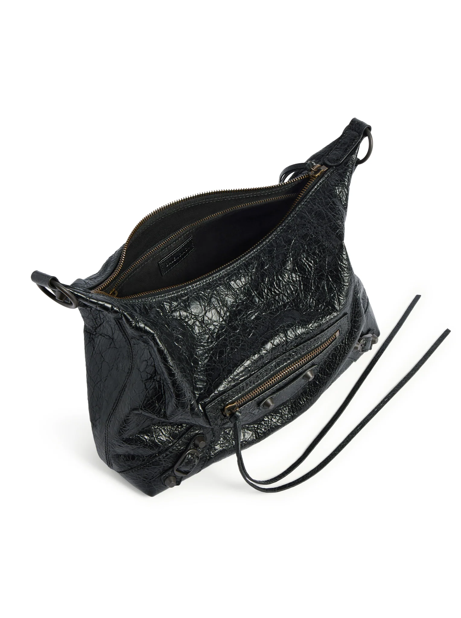 LE CITY SMALL ARENA LAMBSKIN HOBO BAG - Image 8