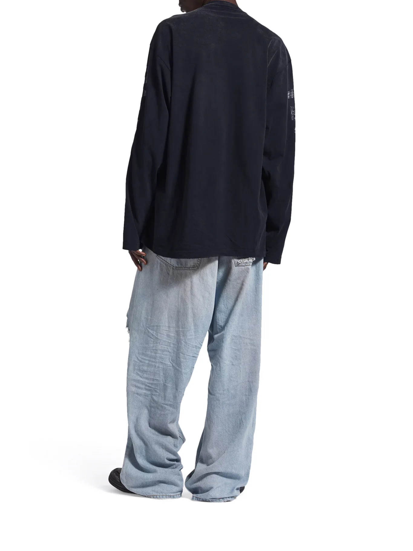 LONG-SLEEVED T-SHIRT WITH TRANSPARENT RIBBON - Image 4