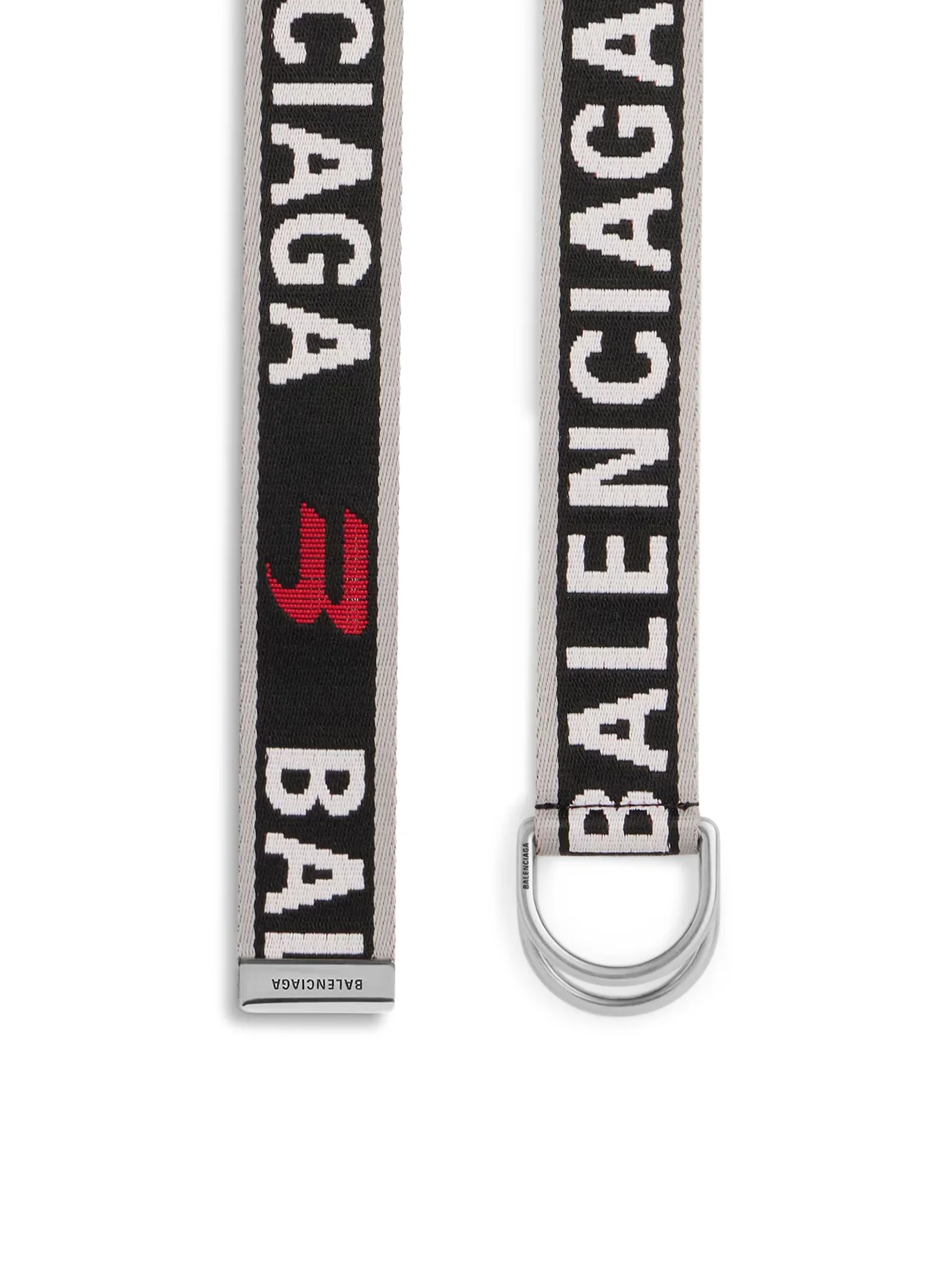 MEN`S D RING BELT IN GRAY - Image 4