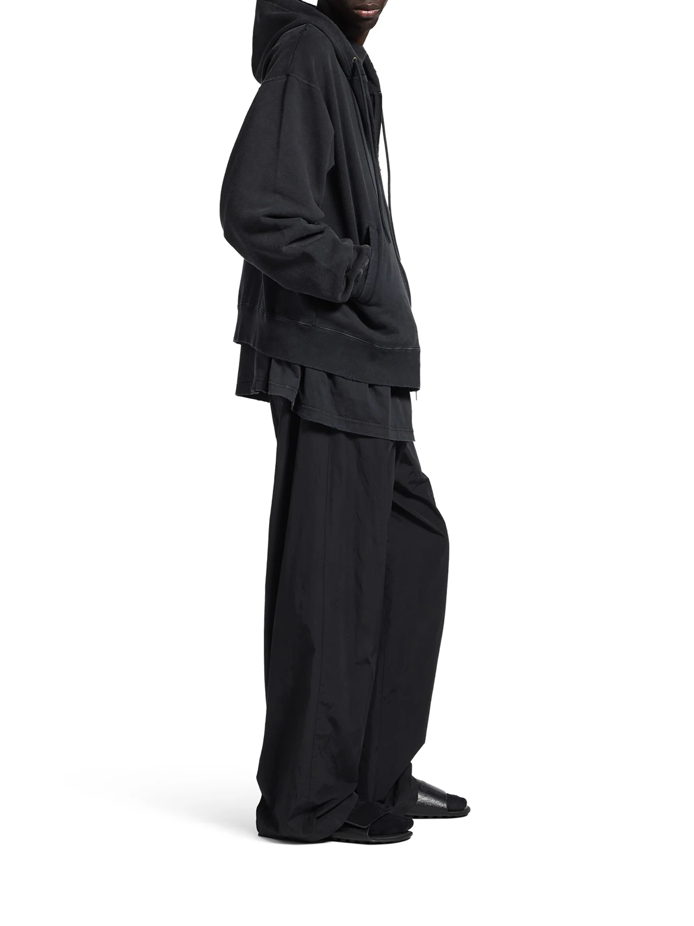 MEN`S MASKING TAPE OVERSIZED ZIP-UP HOODIE - Image 5