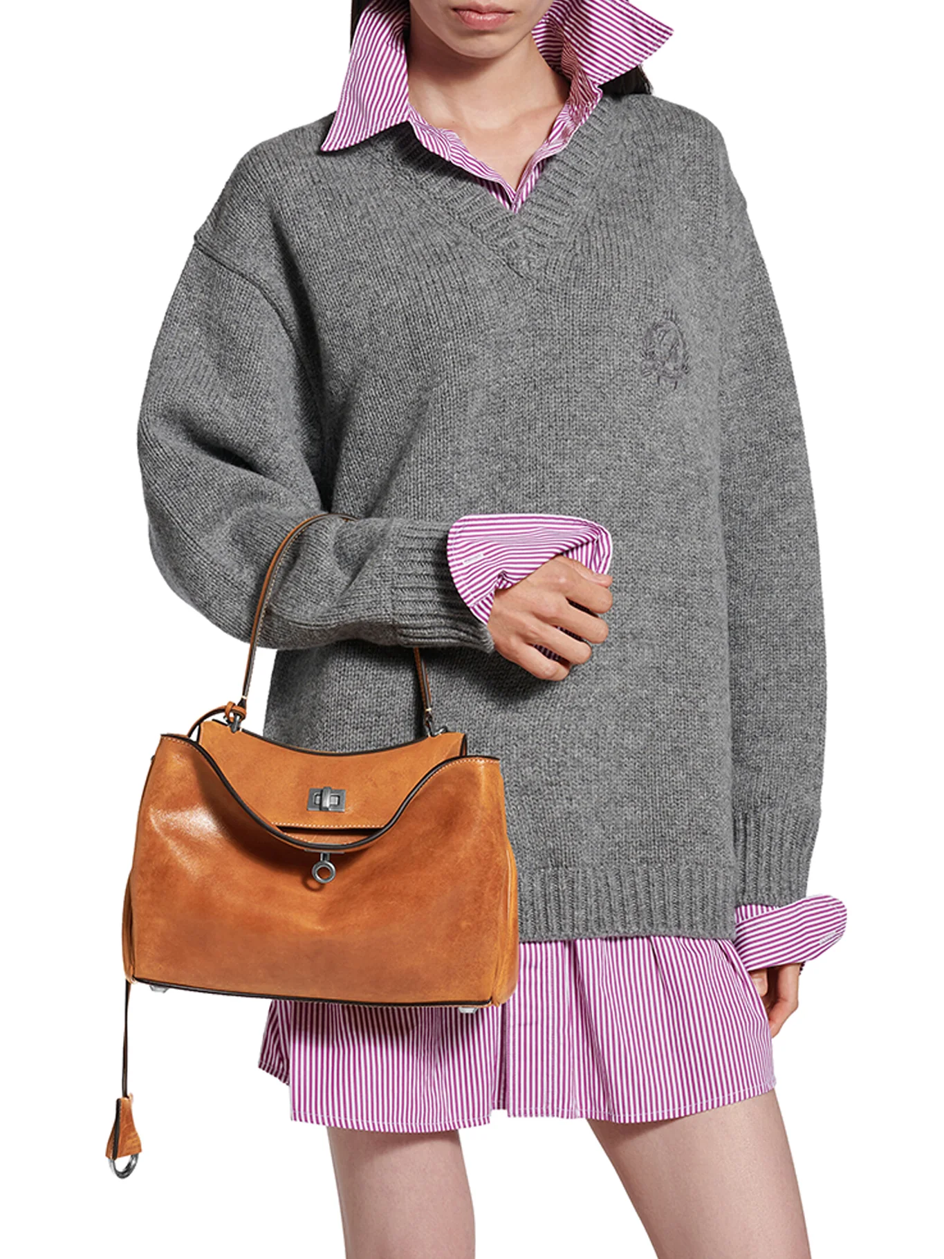 RODEO SMALL VEGETABLE TANNED LAMBSKIN BAG - Image 4