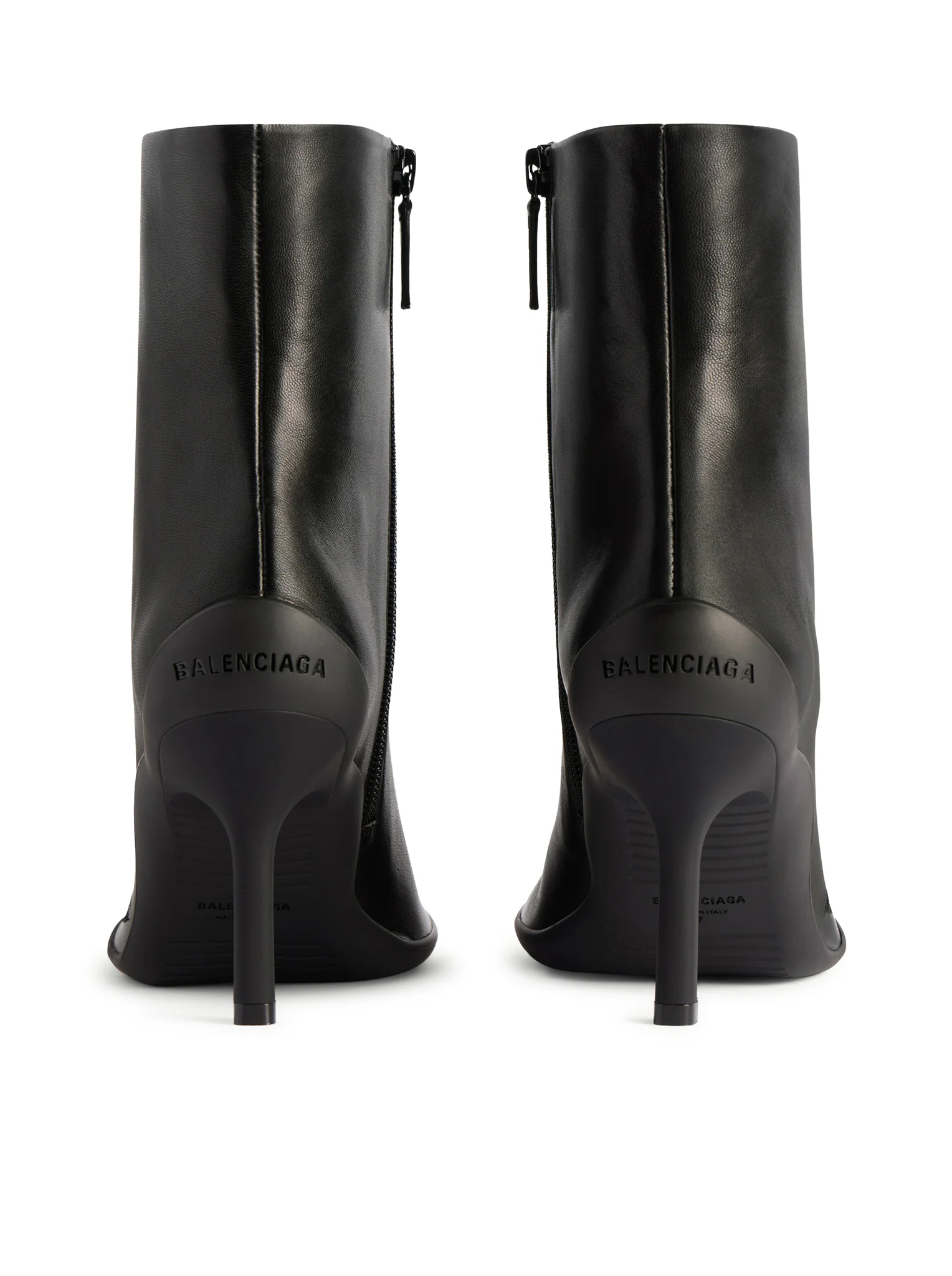 SHIBUYA 80MM SHINY SHEEPSKIN ANKLE BOOTS - Image 5