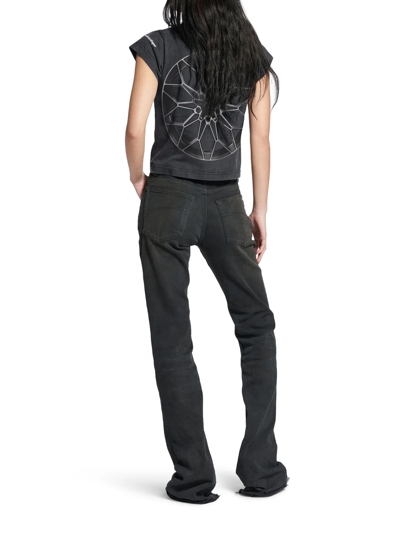 SLIM FIT BOOTCUT PANTS - Image 3