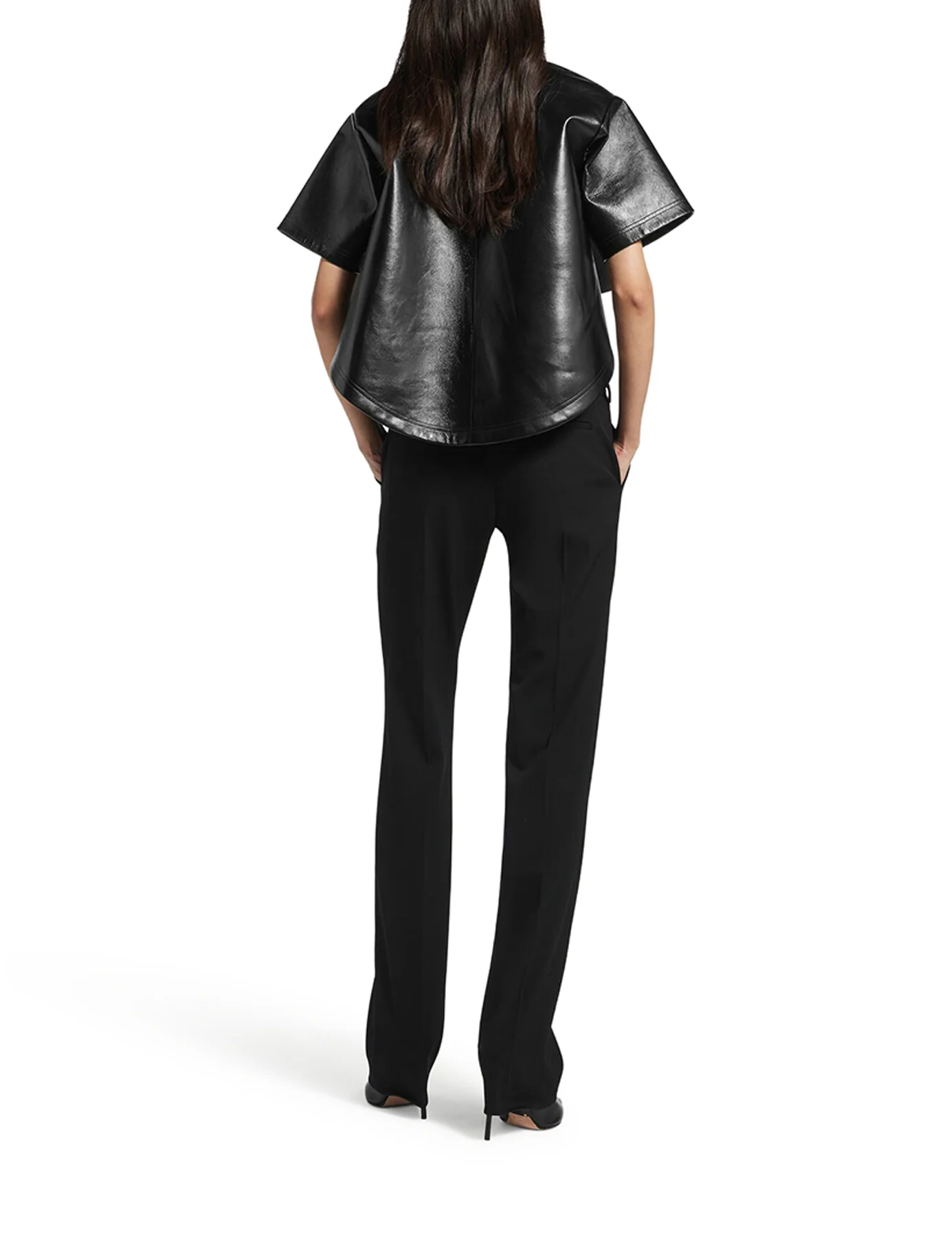 SLIM FIT TAILORED TROUSERS - Image 3