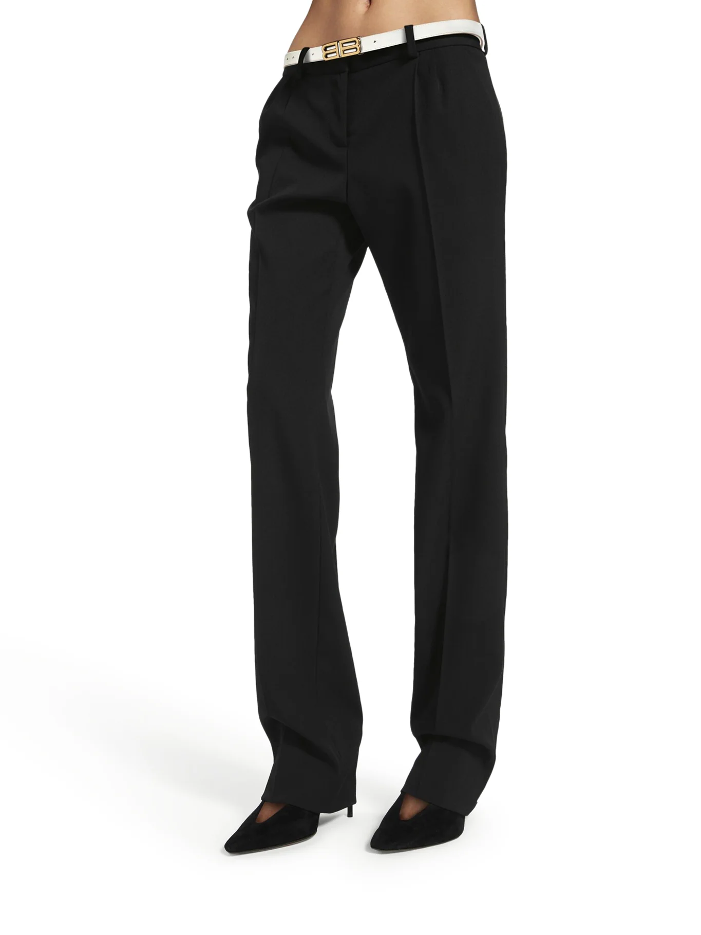 SLIM FIT TAILORED TROUSERS - Image 4
