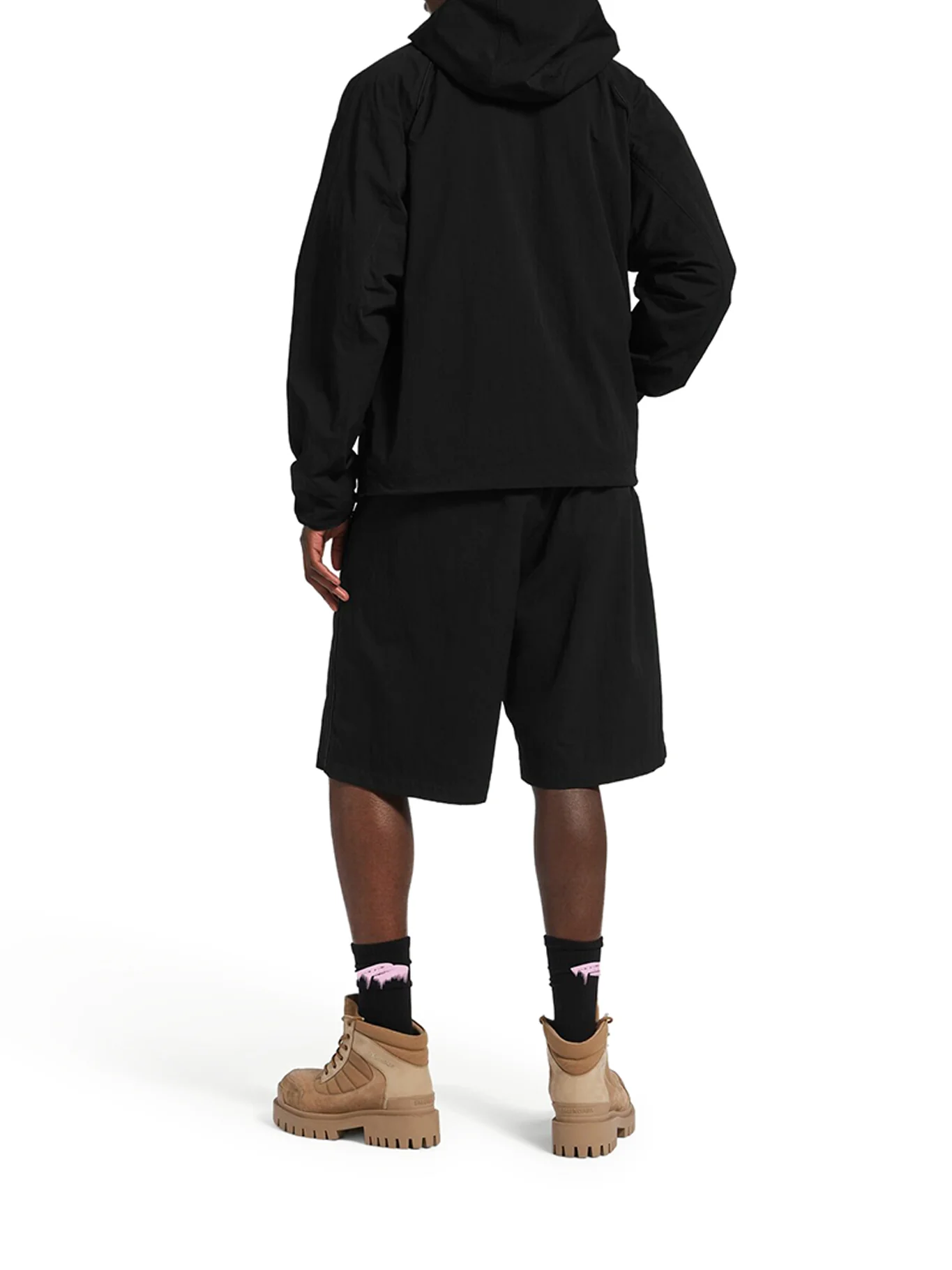 TECHNICAL FABRIC ZIP-UP JACKET - Image 3