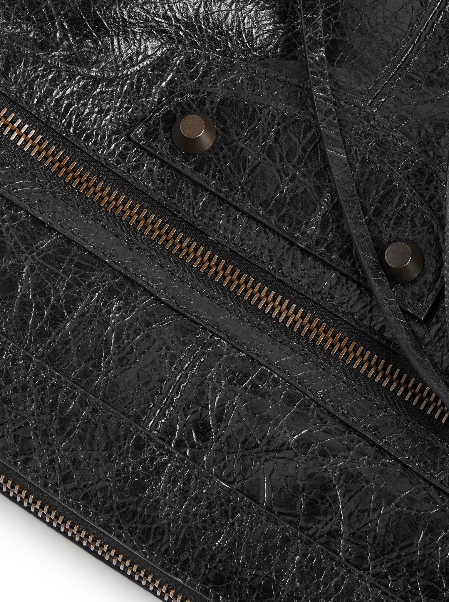 THE CITY SMALL MOTORCYCLE IN BLACK ARENA LAMBSKIN - Image 9