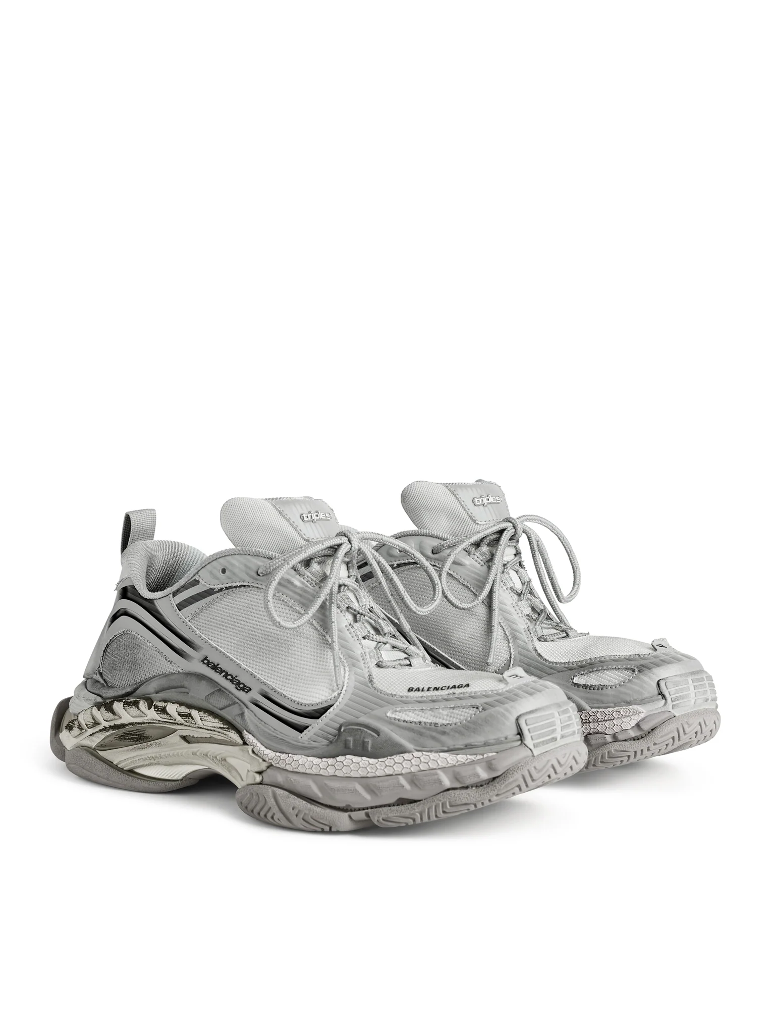 TRIPLE S SNEAKER IN GREY - Image 4