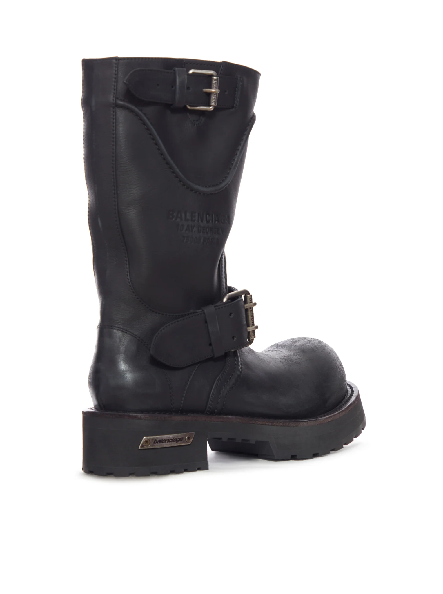 VENOM WORN-OUT LEATHER BOOTS - Image 3
