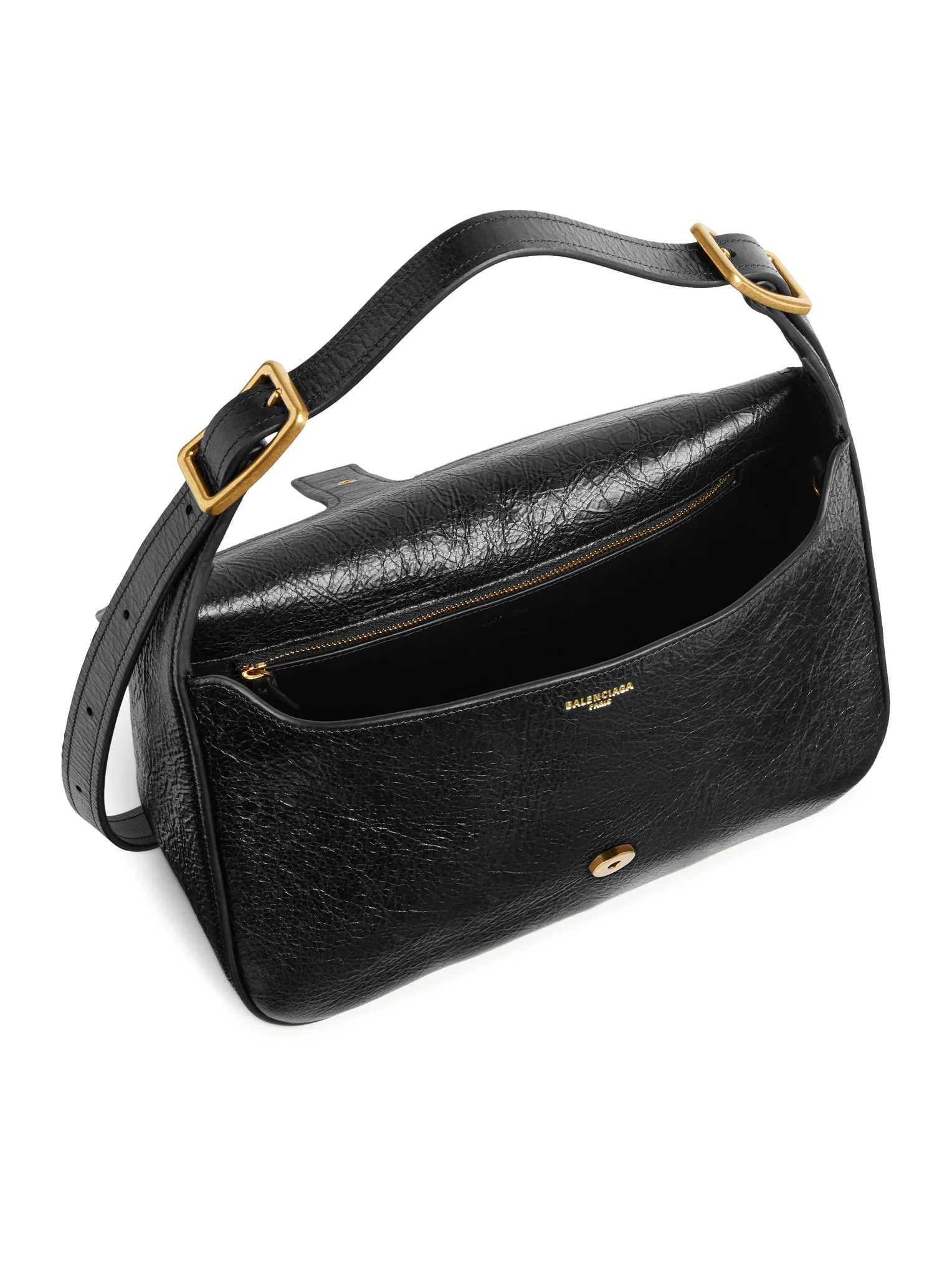 WOMEN`S MEDIUM CLICK SHOULDER BAG IN BLACK - Image 8