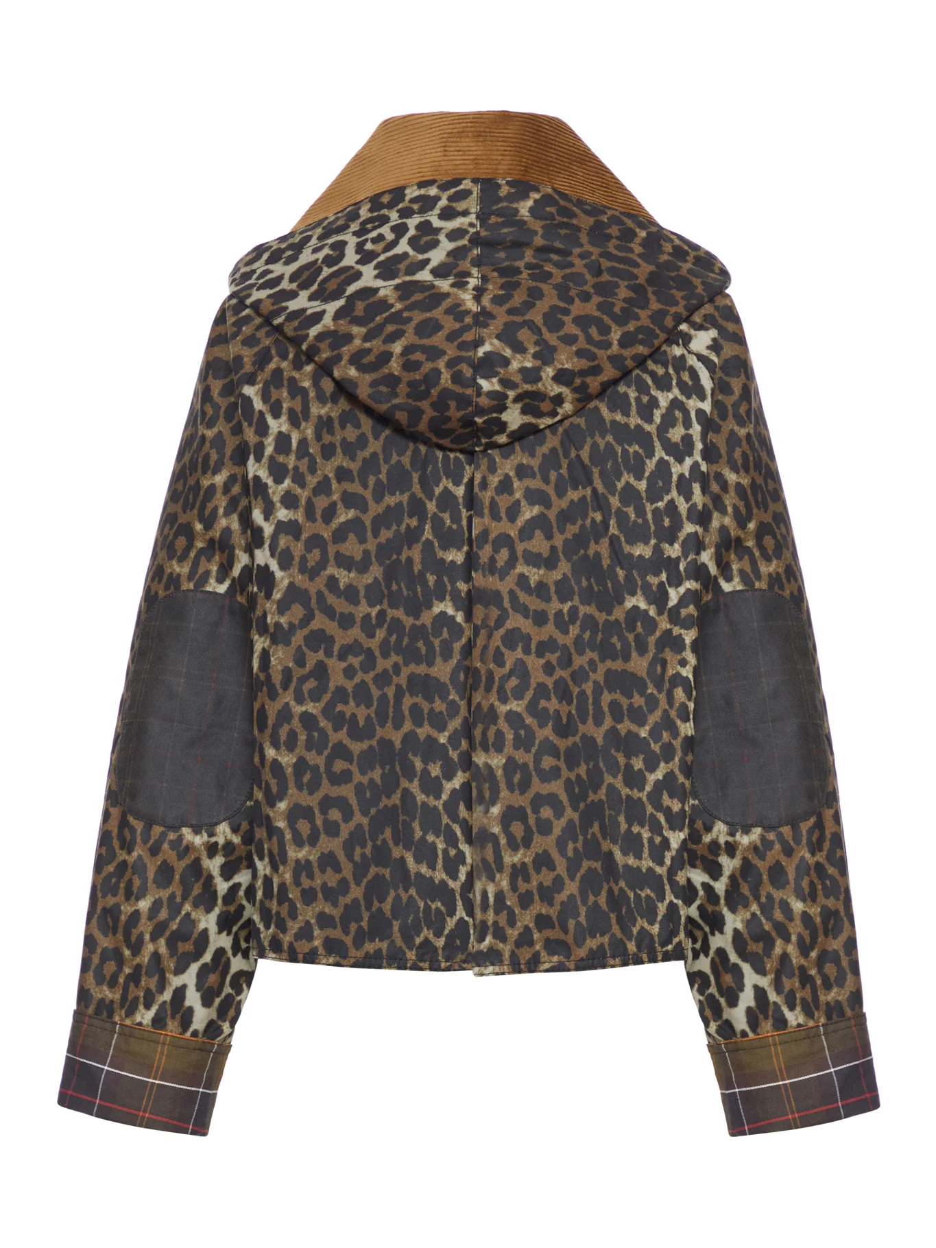 CROPPED JACKET WITH ALL-OVER LEOPARD PRINT - Image 2