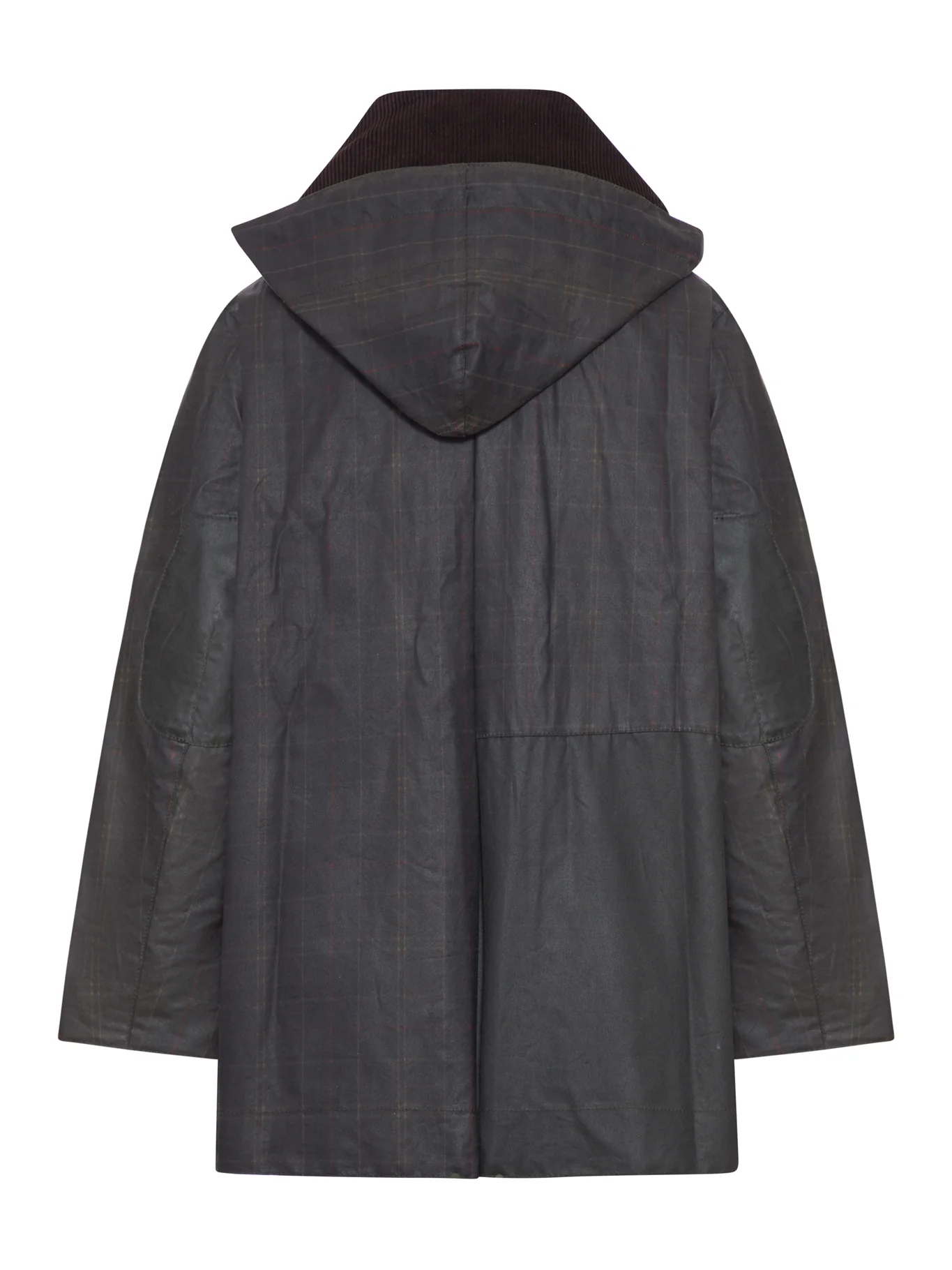 WAXED JACKET WITH TARTAN PRINT - Image 2