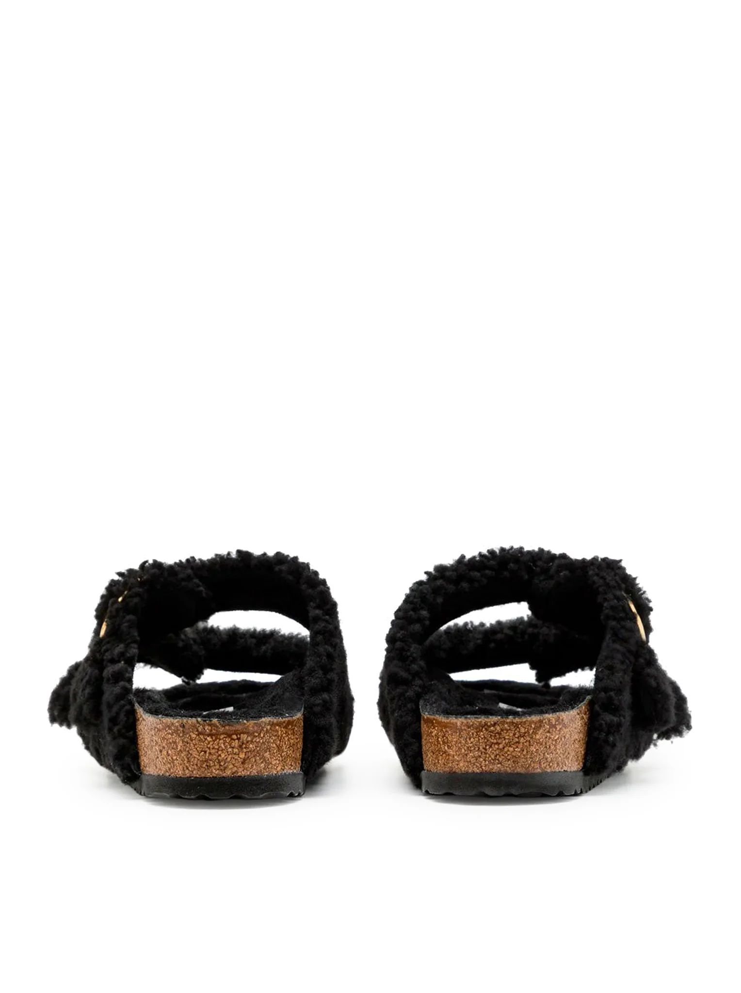 ARIZONA BIG BUCKLE TEDDY SANDALS - Image 3