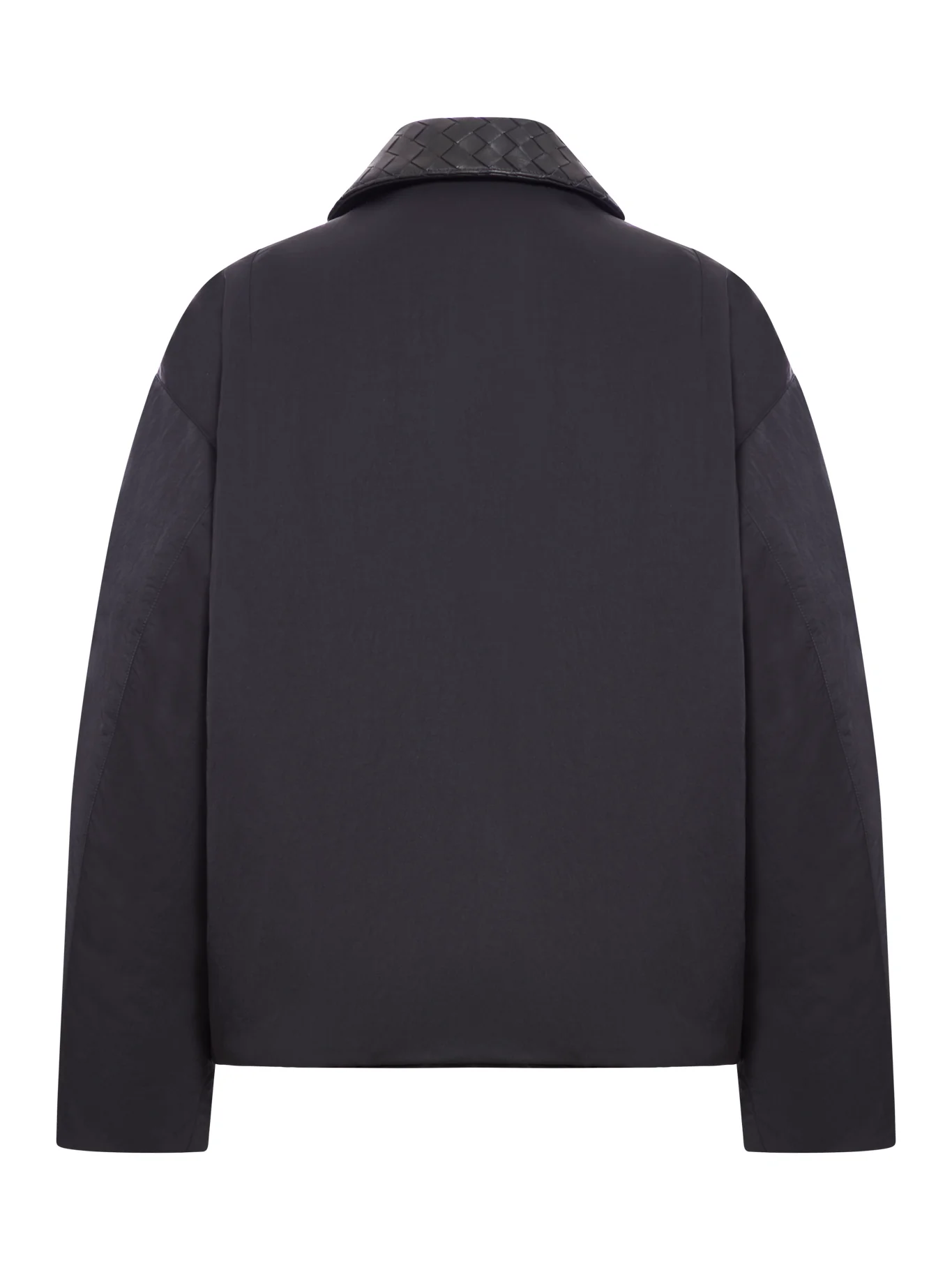 Black nylon down jacket - Image 2